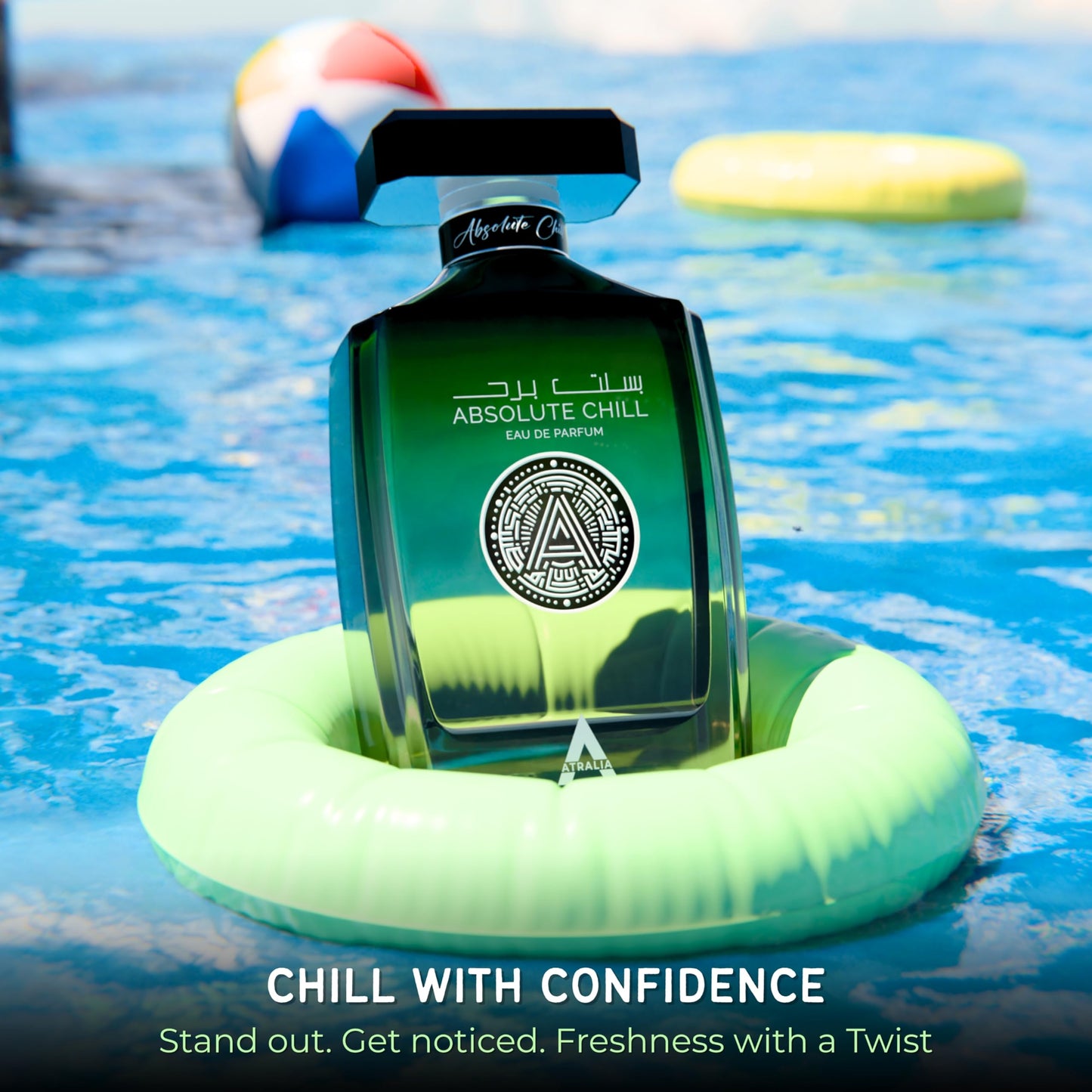 Atralia Absolute Chill 100ml EDP - Citrus Mint Perfume for Men & Women | Green Lemon, Mint, Orange, Blackcurrant | Summer Fresh Long-Lasting Fragrance Beauty & Personal Care Atralia