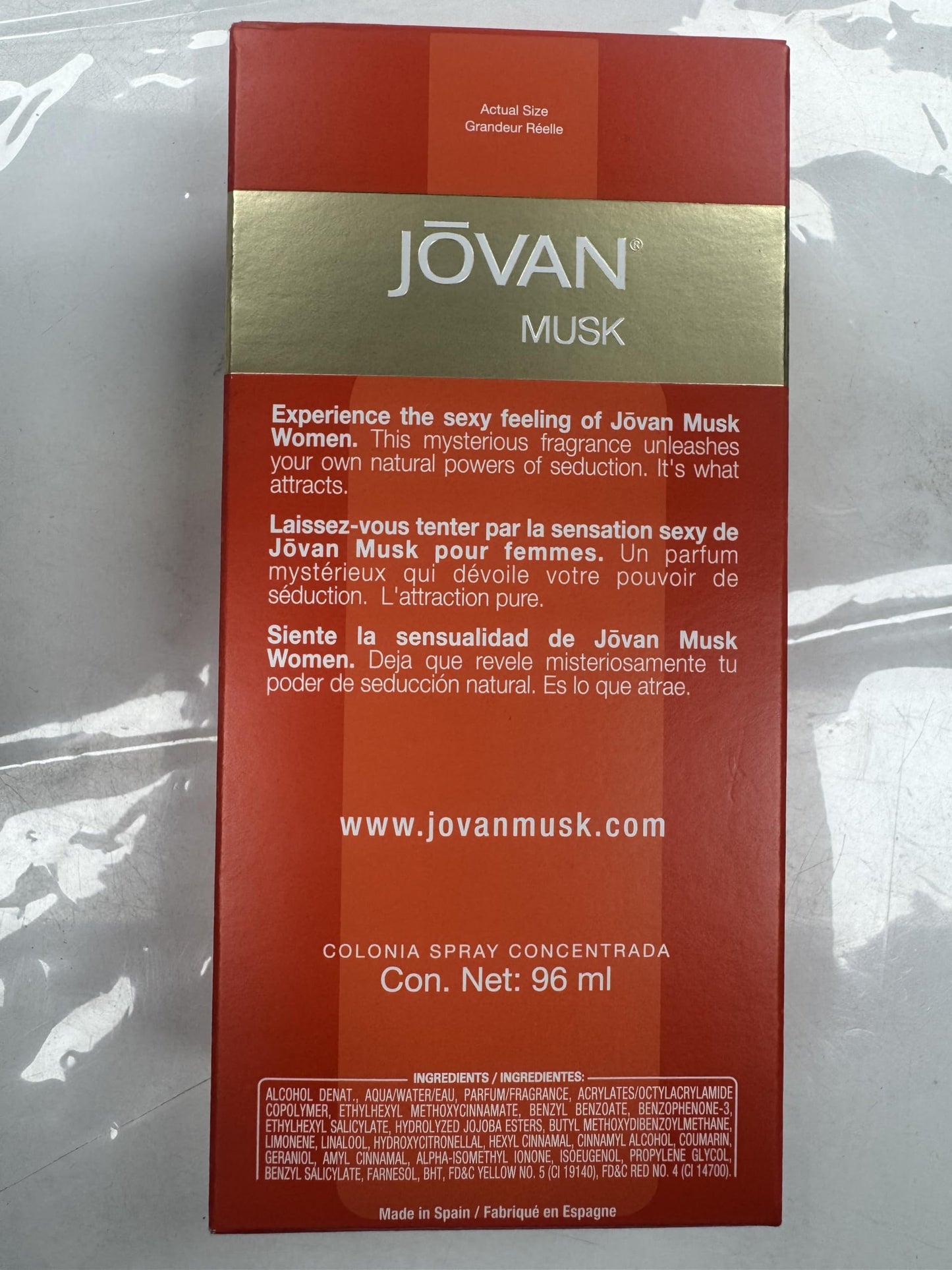 Jovan Musk Women Cologne Concentrate Spray by Jovan, 3.25 Ounce (Pack of 3) Beauty & Personal Care Jovan