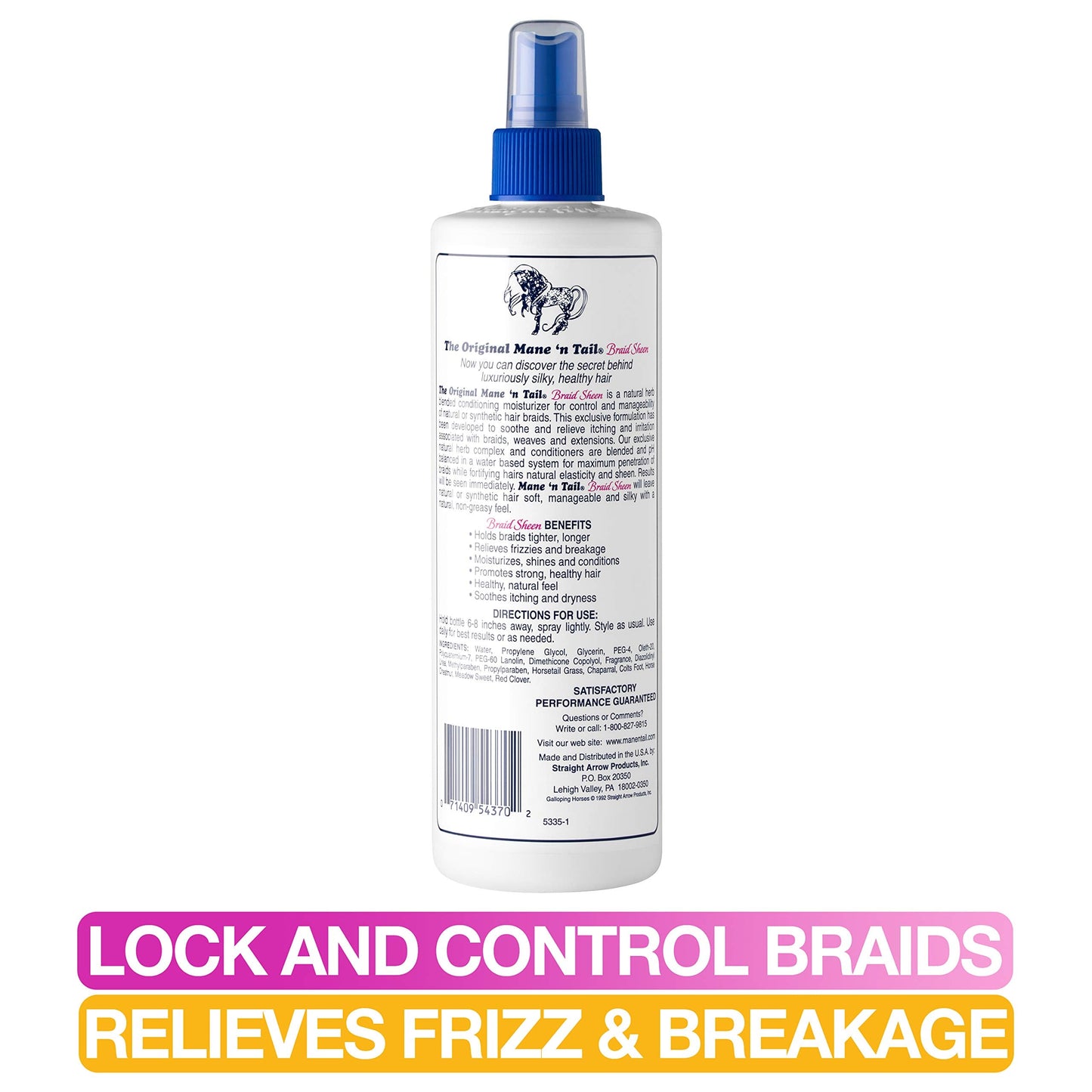 Mane 'n Tail Braid Sheen Spray, 12 Oz, MNT543706 Beauty & Personal Care Mane 'n Tail