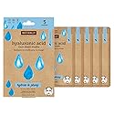 Naturally - Hydrating Hyaluronic Acid Sheet Mask for Dry Skin - Deep Moisturizing & Soothing Spa Facial Treatment, Hydrating Face Mask Set, 5 Sheet Beauty & Personal Care NATURALLY