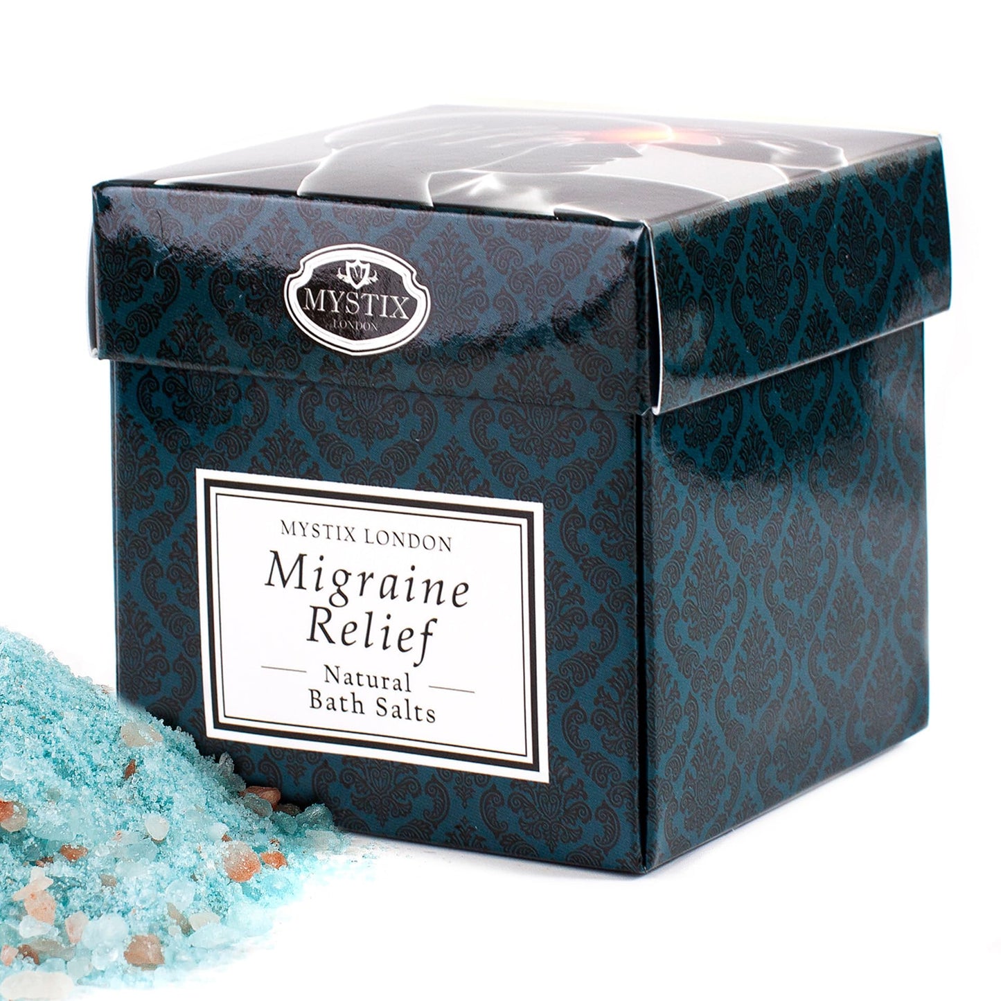 Mystix London - Migraine Relief - 100% Natural Bath Salts - A Medley of Epsom, Dead Sea Mineral and Himalayan Pink Salts - Perfect as a Gift Beauty and Personal Care Mystix