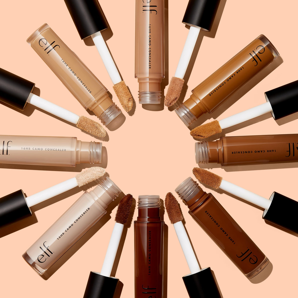e.l.f. 16HR Camo Concealer, Full-Coverage, Highly-Pigmented Face Concealer With A Matte Finish, Crease-proof, Vegan , Deep Chestnut Beauty & Personal Care e.l.f.