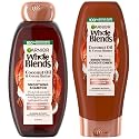 Garnier Whole Blends Smoothing Shampoo and Conditioner Set, Coconut Oil & Cocoa Butter for Frizzy Hair, Provides Up to 24HRs of Frizz & Humidity Beauty & Personal Care Garnier