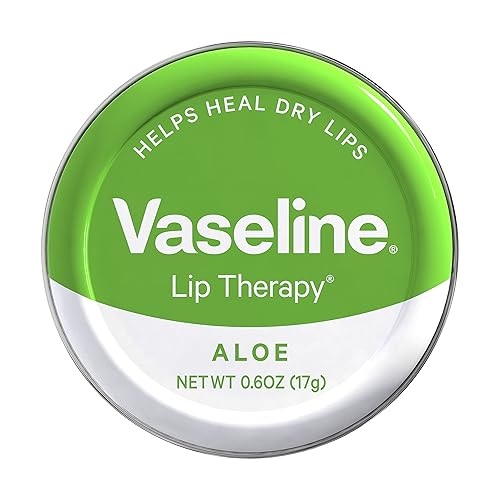 Vaseline Lip Therapy Lip Balm Tin, Aloe Vera, 0.6 oz Beauty & Personal Care Vaseline