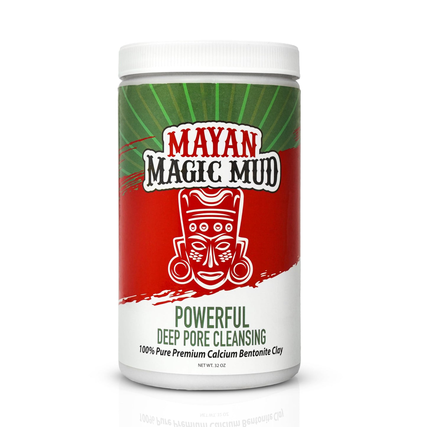 Mayan Magic Mud Powerful Deep Pore Cleansing Calcium Bentonite Clay - 2 lbs - Natural Face Mask Peel for Men and Women - USA Made Full Facial Skin Beauty & Personal Care Mayan Magic Mud