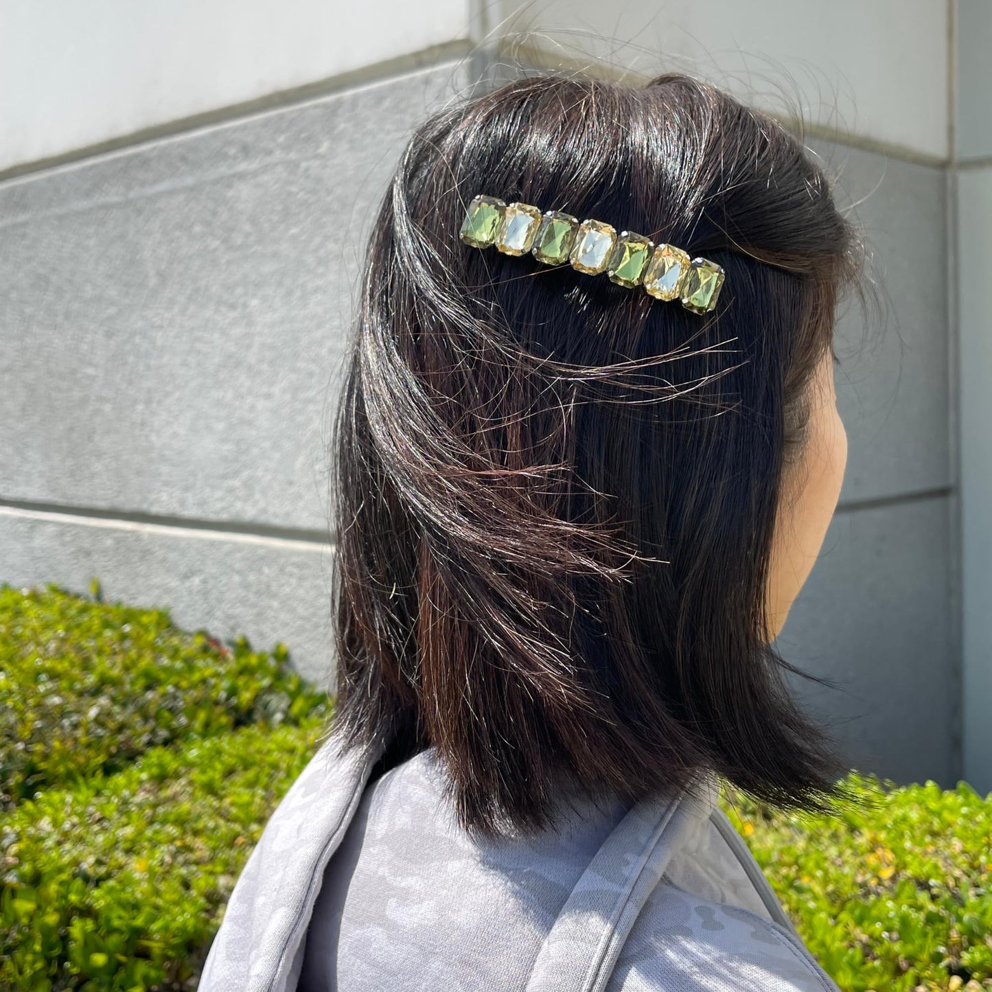 Linpeng Beaded Hair Barrettes for Women, Handmade Acrylic Jewel Gems French Hair Clip Accessories, Gift for Her, 1 pc Beauty & Personal Care Linpeng