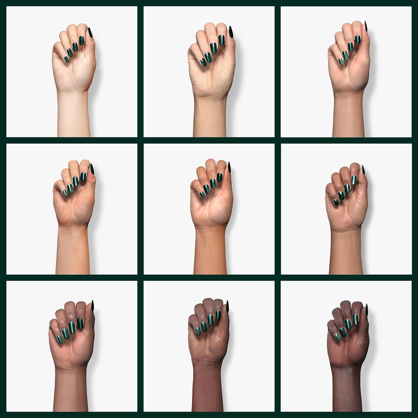 Beetles Green Gel Nail Polish, 15ML 0.51OZ Dark Green Color Soak Off UV Nail Lamp Forest Color Gel Polish Manicure Salon DIY Nail Art Design Beauty & Personal Care beetles Gel Polish