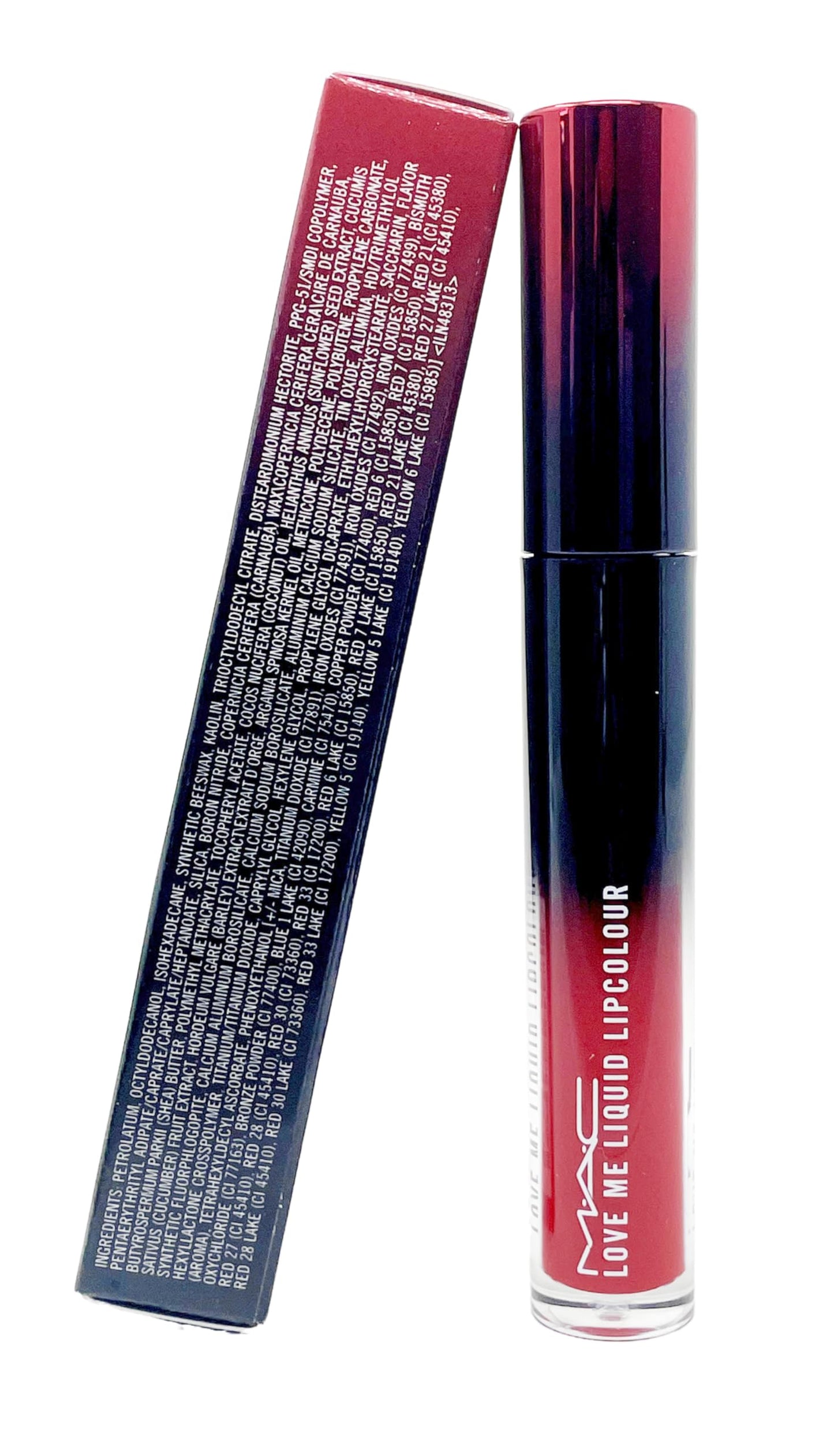 MAC Cosmetics Love Me Liquid Lipcolour - 495 Adore Me (Midtone Blue Red) .1 Fl OZ / 3.1 mL Beauty & Personal Care MAC