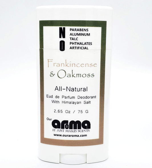 Aroma Frankincense and Oakmoss 2.5 Oz Deodorant Beauty and Personal Care Our Aroma