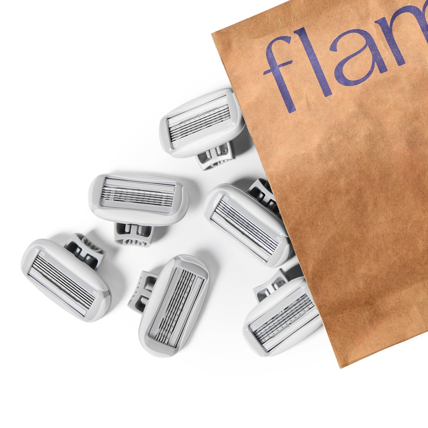 Flamingo Women's Original Razor Blade Refill Cartridges for Women - 6 Count - 5-Blade Shaving Razors for Women Beauty and Personal Care Flamingo