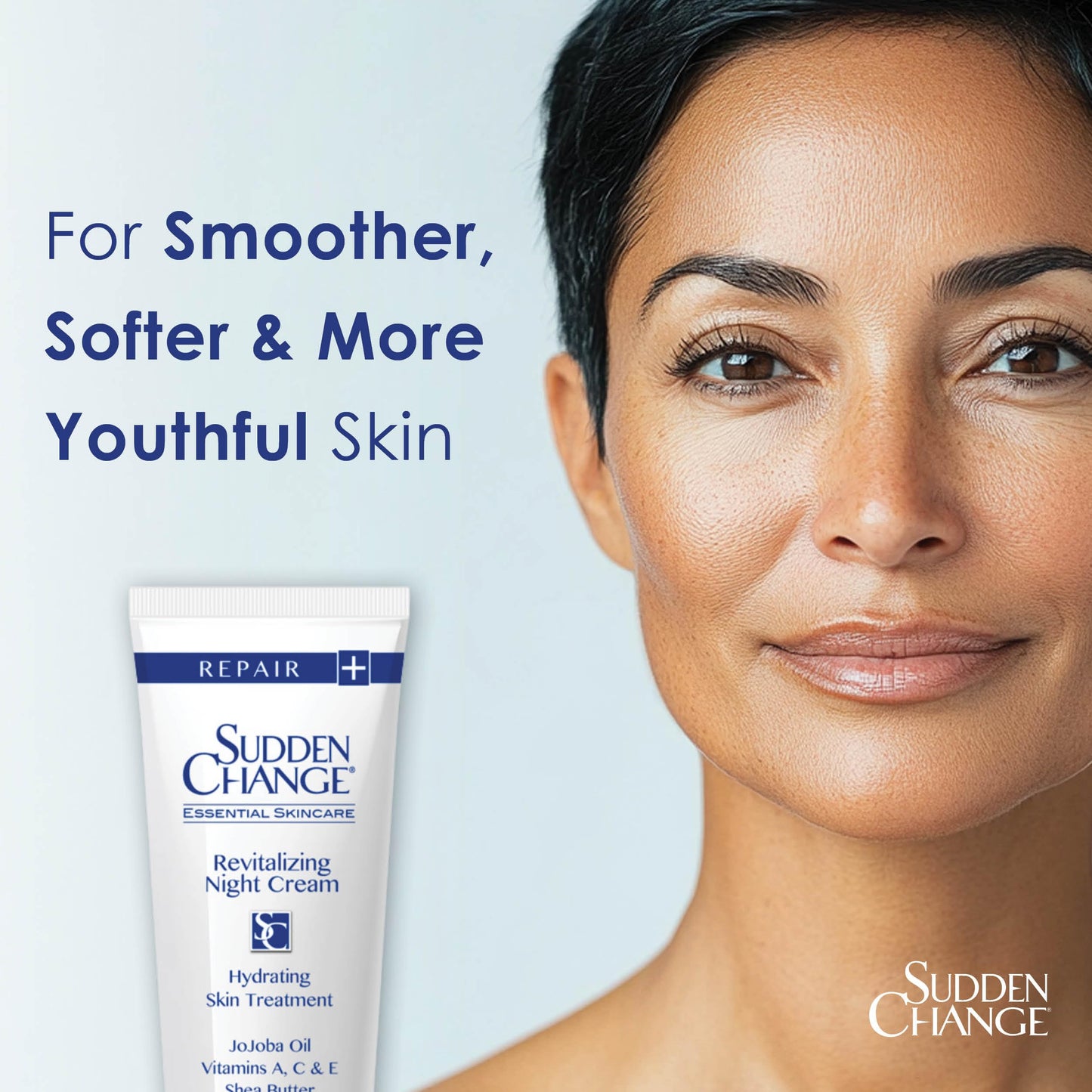 Sudden Change Revitalizing Night Cream - Face Lotion For Deep Wrinkles - Clinically Proven & Recommended By Professionals - Collagen & Elastin Booster Beauty & Personal Care Sudden Change