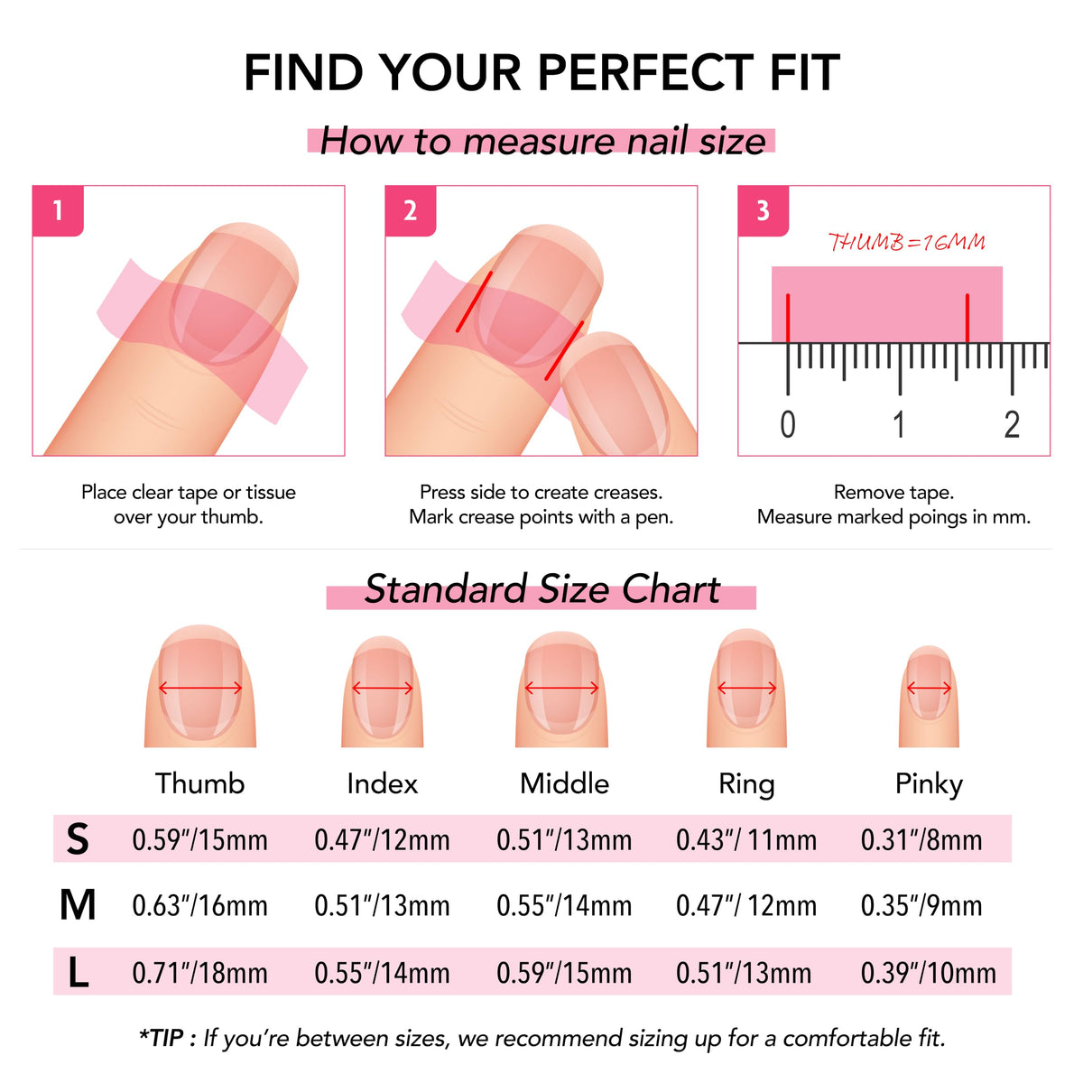 FAIRY WINGS Reusable Press on Nails | Salon Quality Sustainable Style Handcrafted with Luxury Design | COFFIN CLASSIC (W0001, L)