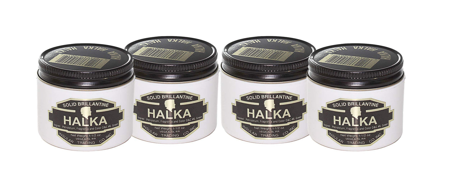 4 SOLID BRILLANTINE HALKA,4 BRILLANTINA HALKA SOLIDA PUERTO RICO BEST SELLER Beauty & Personal Care HALKA