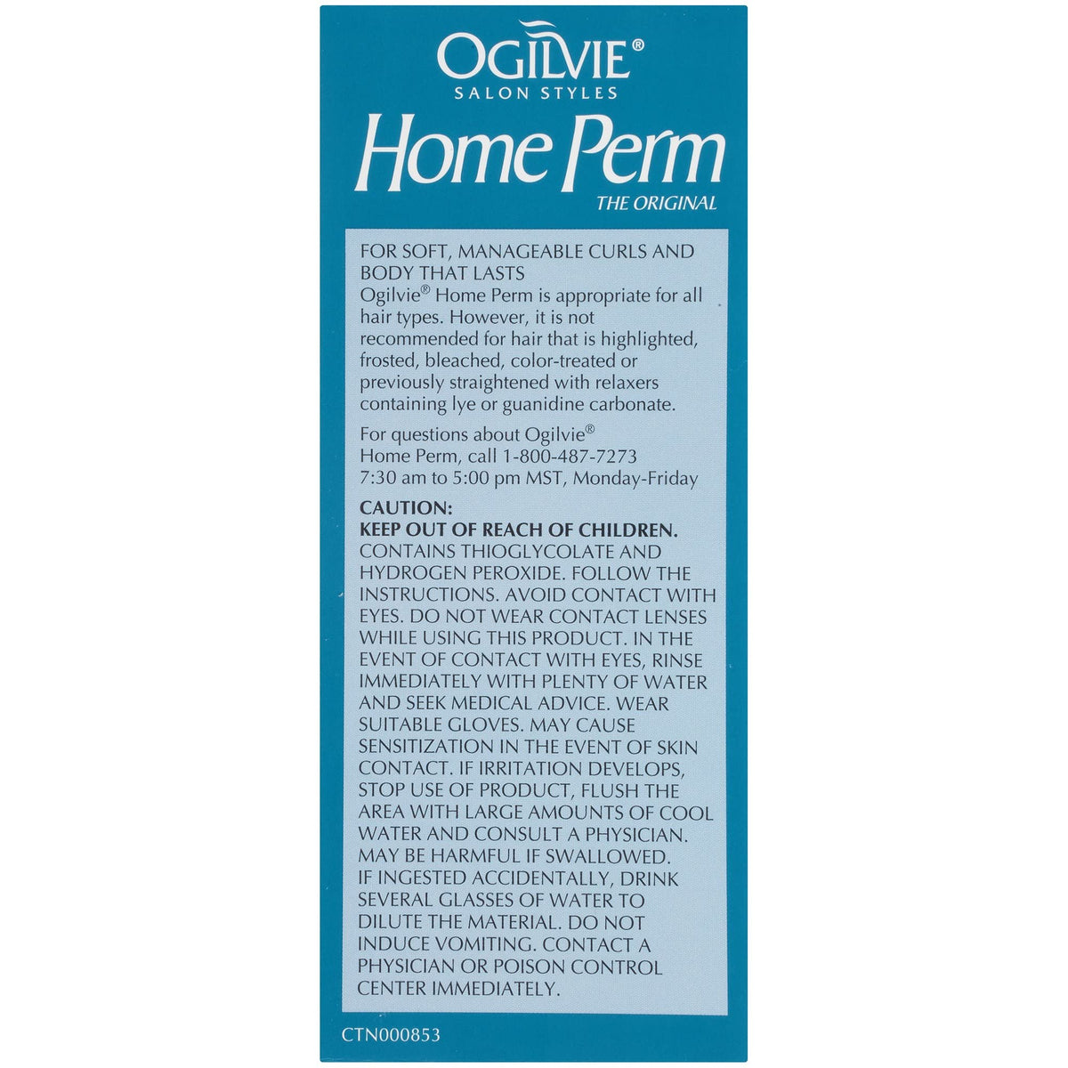 Ogilvie Home Perm, Extra Body 1 application