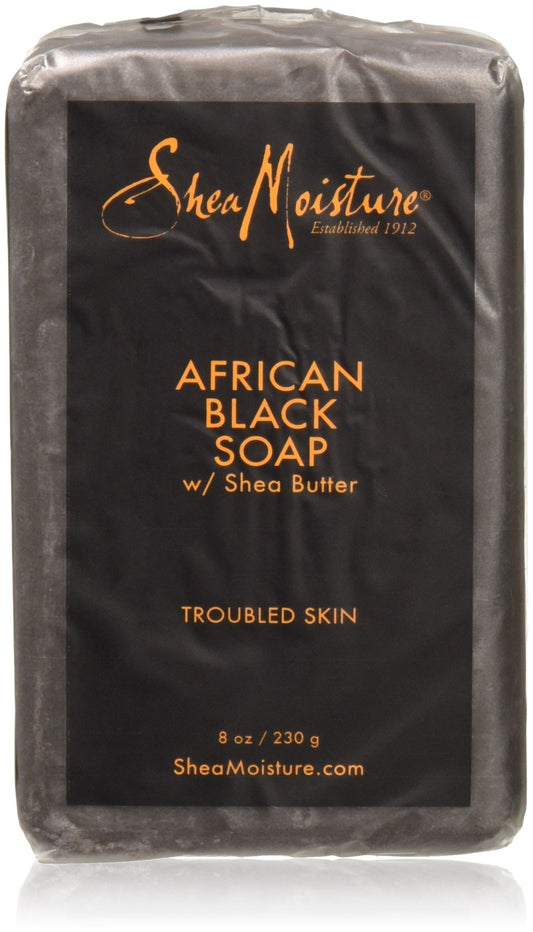 SheaMoisture African Black Soap Bar, 8 Ounce Beauty & Personal Care Shea Moisture