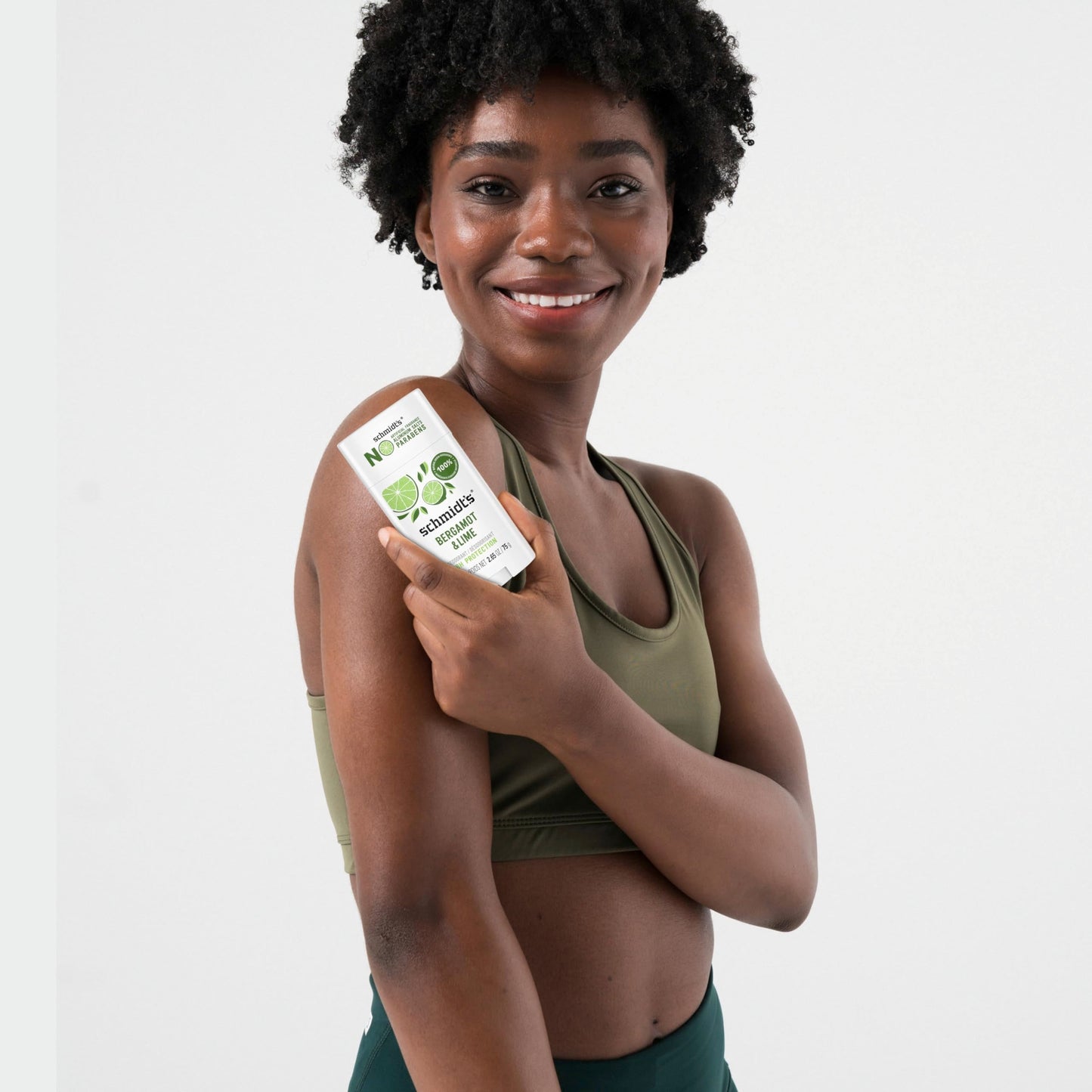 Schmidt's Aluminum-Free Vegan Deodorant Bergamot & Lime 4 Count for Women and Men, with 24 Hour Odor Protection, Natural Ingredients, Cruelty-Free Beauty & Personal Care Schmidt's