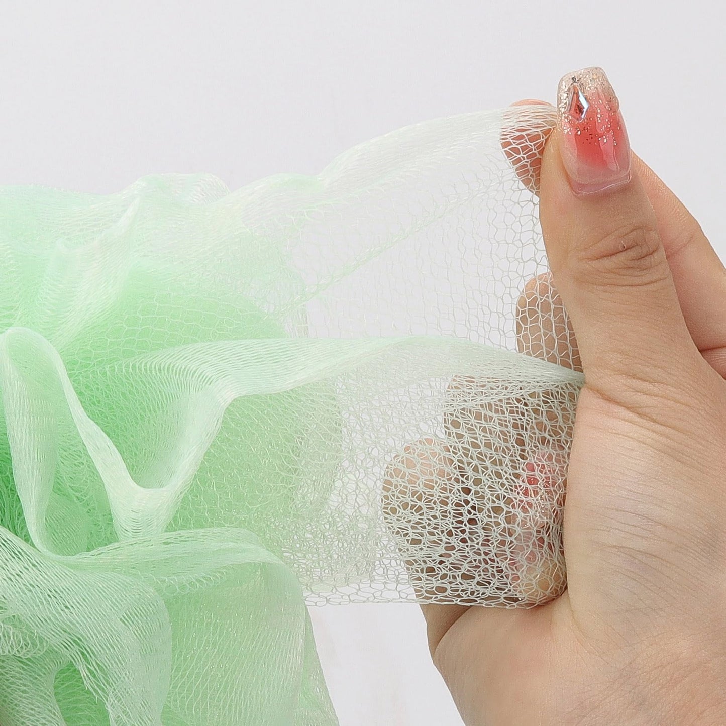 8 Small Mesh Pouf Bath Sponge - Mesh Loofah Body Exfoliating Shower Ball Shower Sponge Beauty & Personal Care Tbestmax