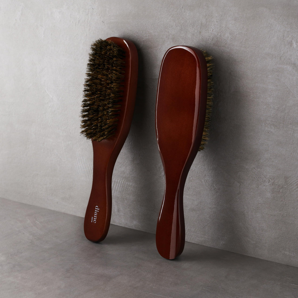 Diane Premium 100% Boar Wave Brush for Men and Barbers, Mens Hair Brush- Medium Bristles for Thick Coarse Hair - Use for Detangling, Smoothing, Wave Beauty & Personal Care Diane