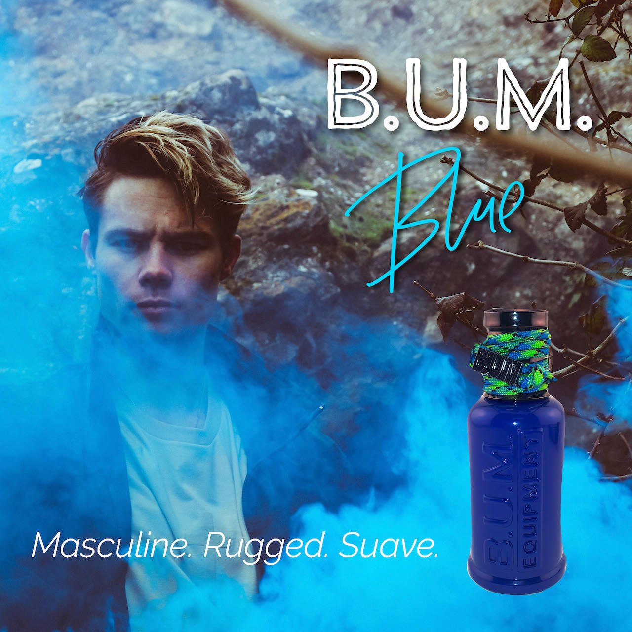 BUM EQUIPMENT Eau de Toilette Spray For Men, Blue, 3.4 Fluid Ounce Beauty & Personal Care BUM EQUIPMENT