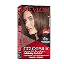 Revlon Colorsilk Beautiful Color Permanent Hair Color, Long-Lasting High-Definition Color, Shine & Silky Softness with 100% Gray Coverage, Ammonia Beauty & Personal Care REVLON