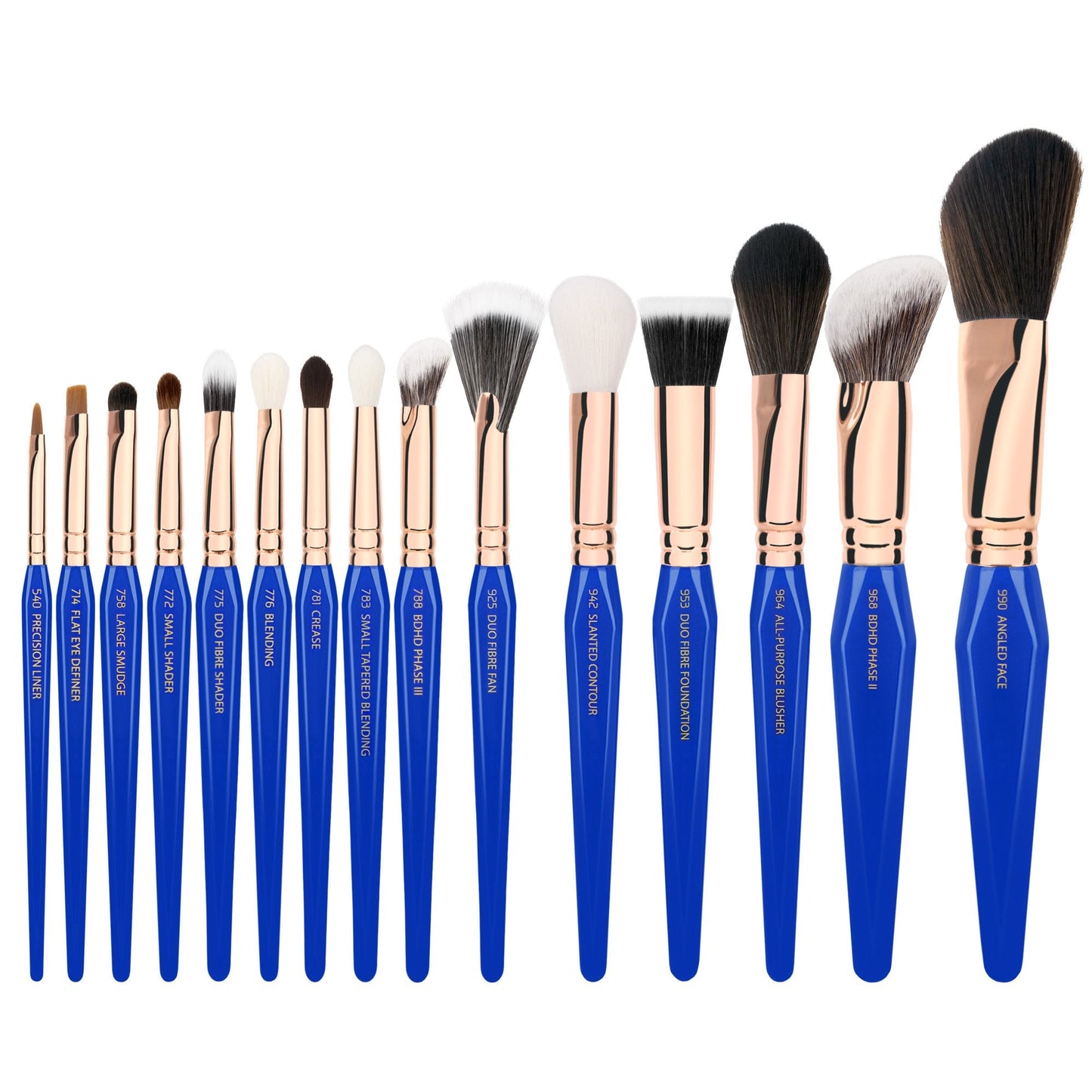 Bdellium Tools Professional Makeup Brush Golden Triangle - Phase III Complete 15pc. Brush Set with Stand-Up Pouch Beauty & Personal Care BDELLIUM TOOLS