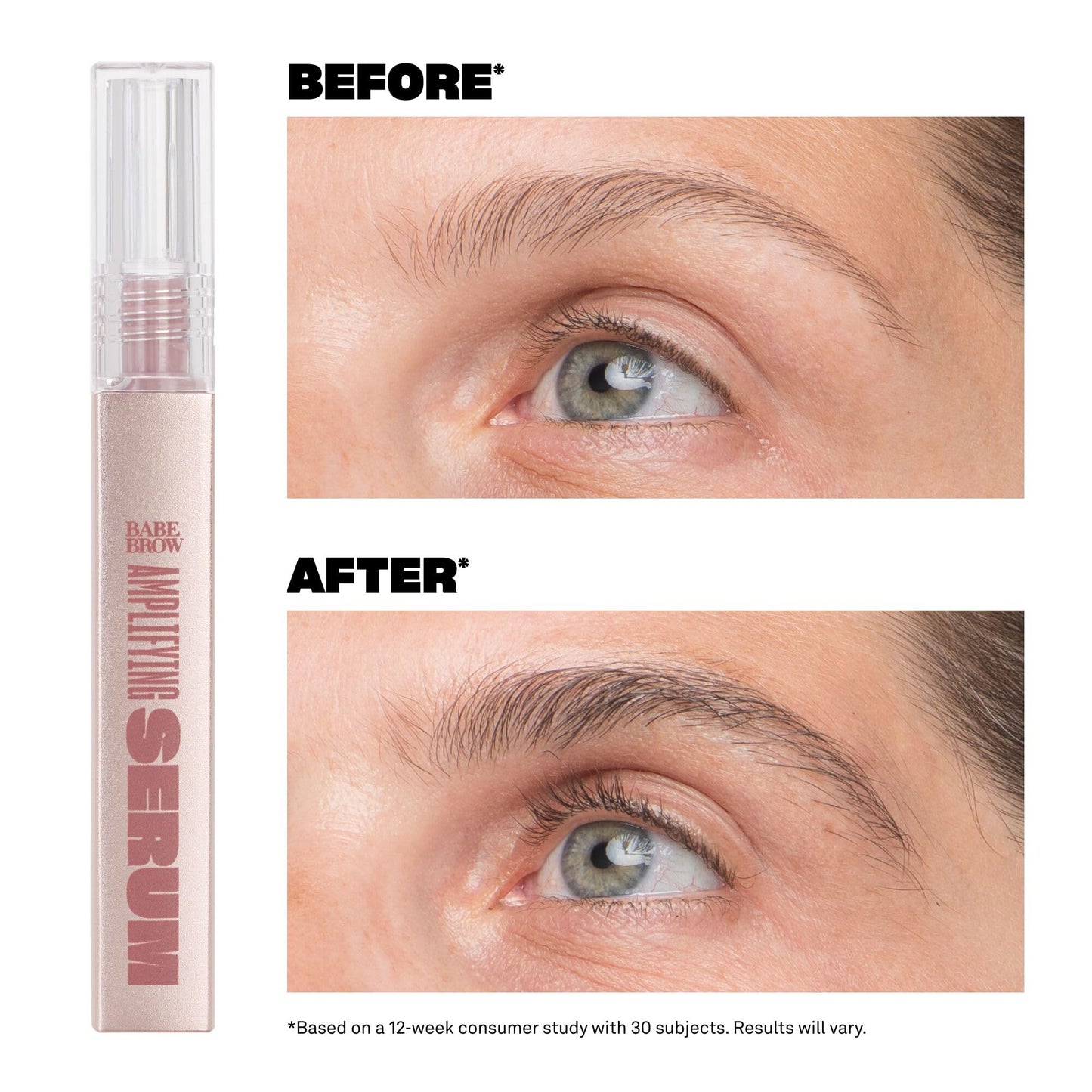 Babe Original Brow Serum For Thicker Looking Eyebrows - Brow Serum with Peptides, Castor Oil, Biotin, Repairing Amino Acids | 3mL size Beauty & Personal Care BABE ORIGINAL