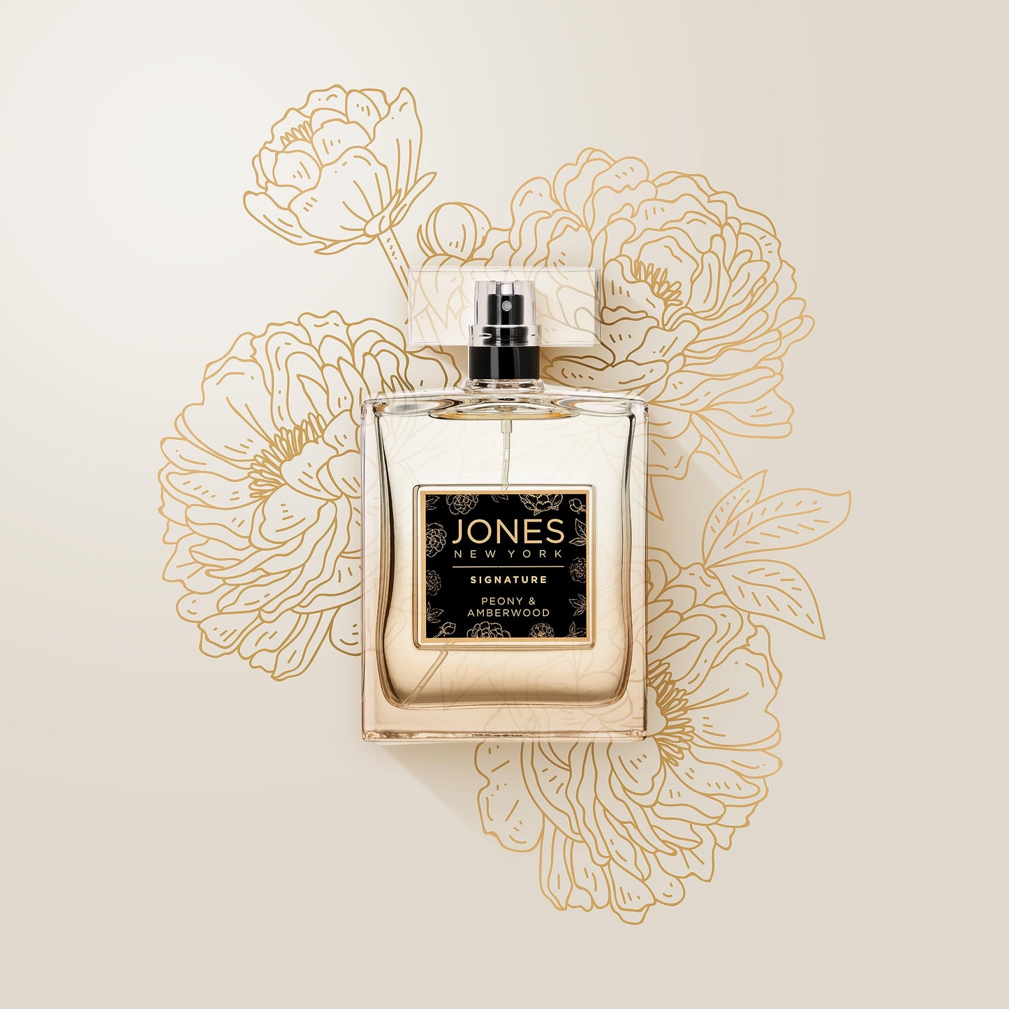 Jones New York Peony & Amberwood Eau de Parfum 3.4 fl oz / 100mL Beauty & Personal Care Jones New York