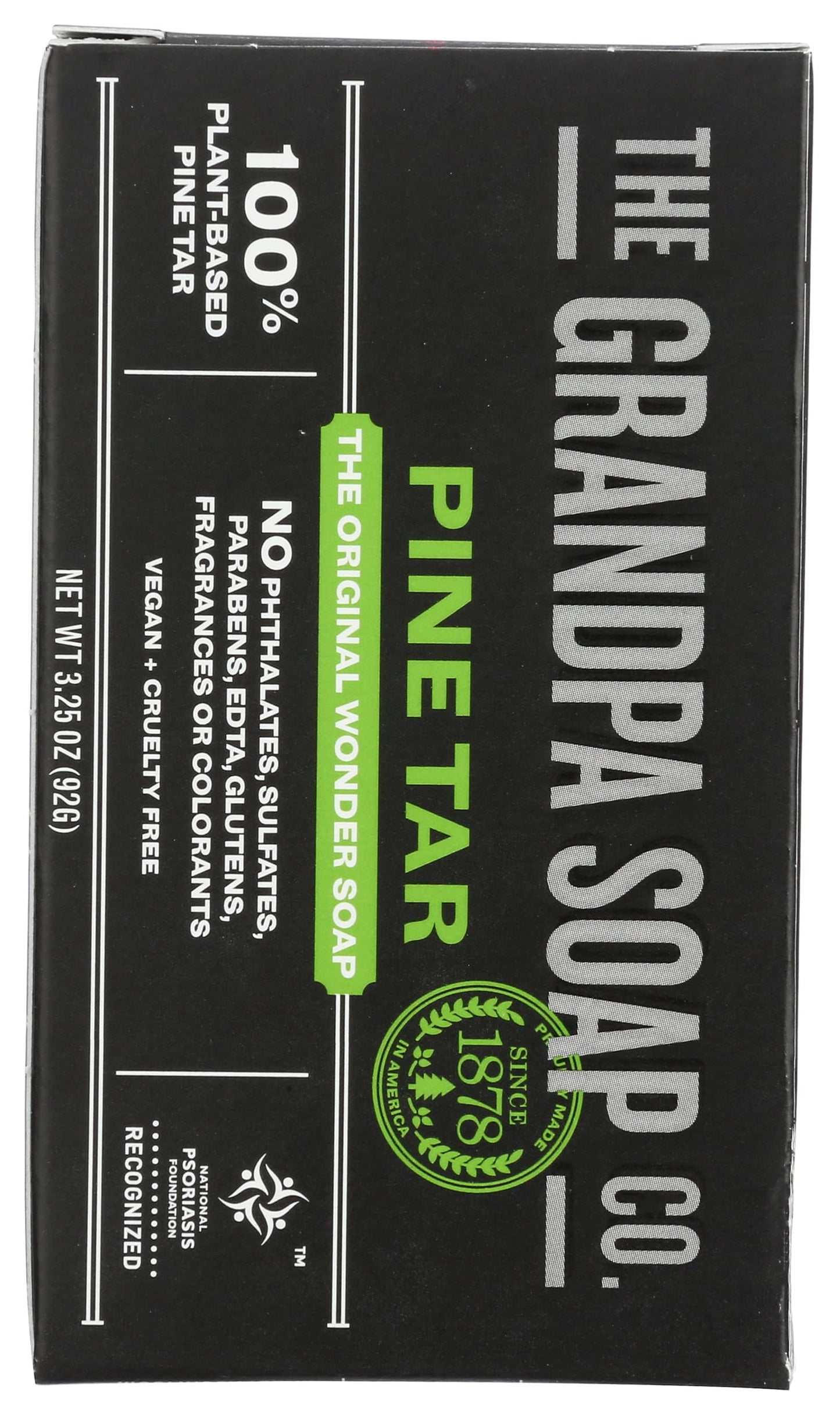 Grandpas Wonder Pine Lathers White Tar Bath Bar Soap - 3.25 Oz Beauty & Personal Care The Grandpa Soap Company