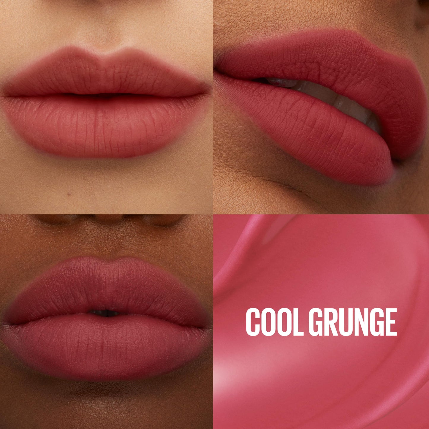 MAYBELLINE Super Stay Teddy Lip Tint, Long Lasting Matte Lipstick for Up To 12HR Wear, Cool Grunge, 1 Count Beauty & Personal Care MAYBELLINE