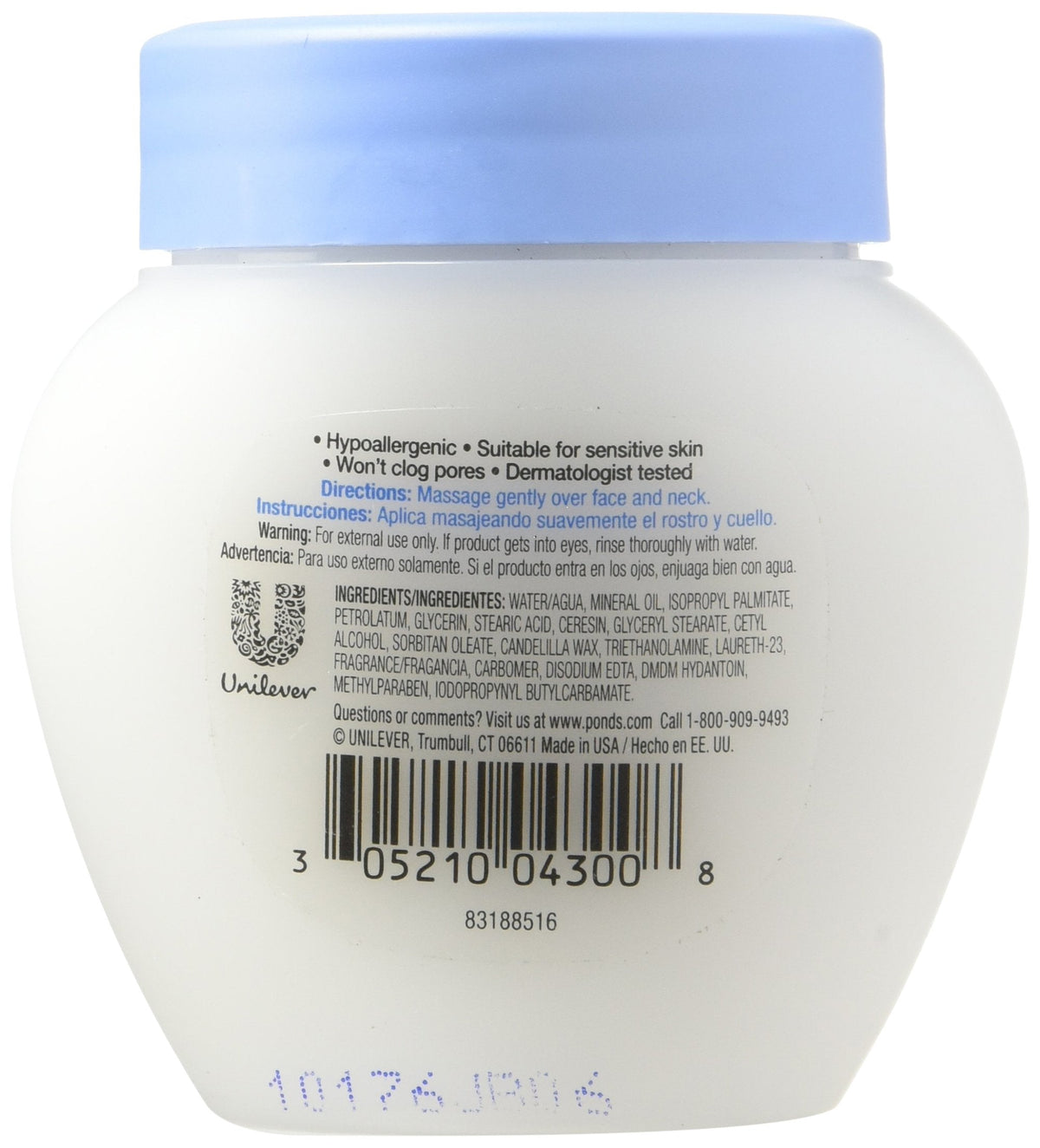 Pond's Cream Dry Skin 3.9 oz (Pack of 3) Beauty & Personal Care Dove