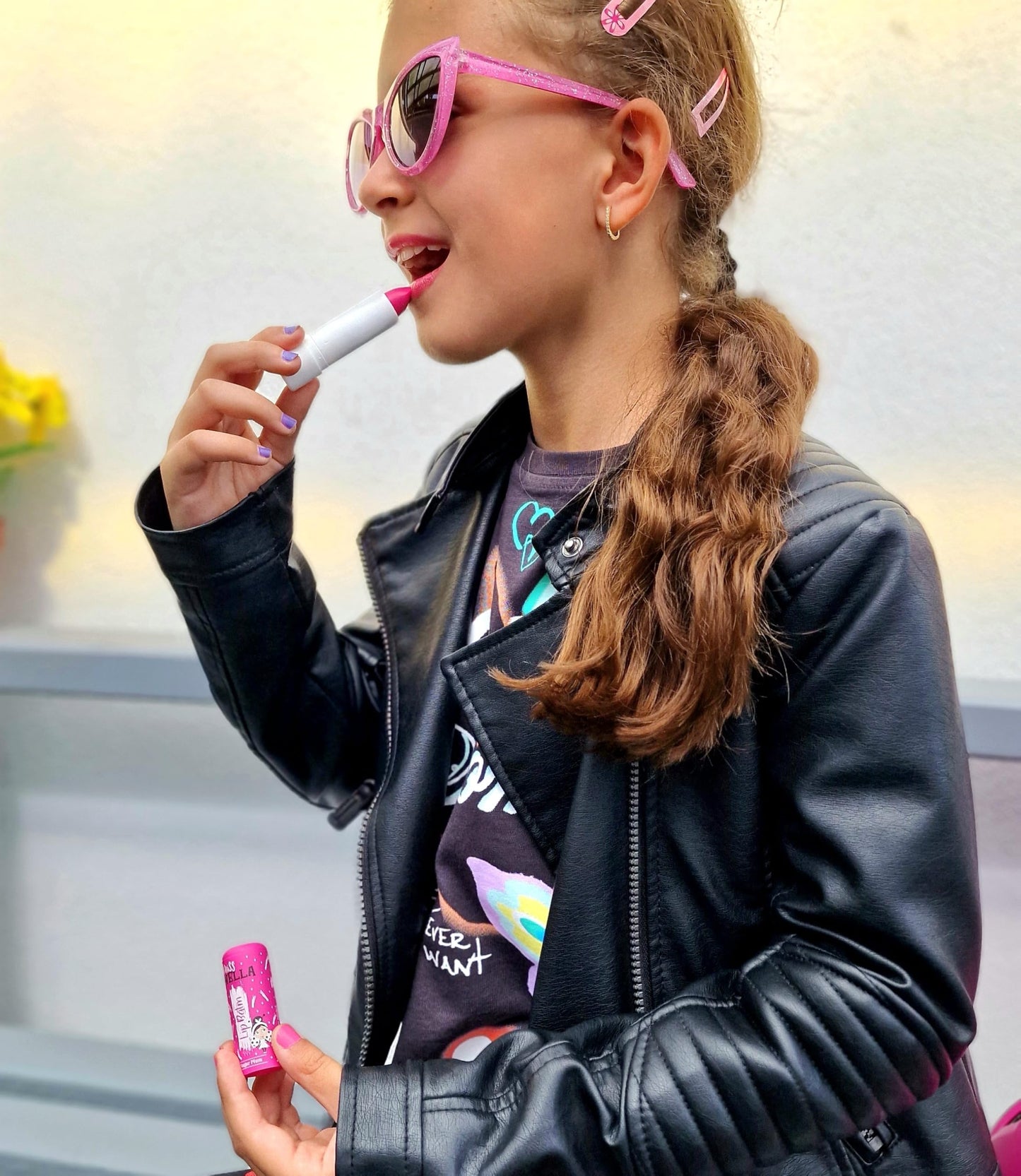Miss Nella SUGAR PLUM, pink Hypoallergenic children Lip Balm, Non Toxic Make Up for kids, perfect for those with sensitive skin. Beauty and Personal Care MISS NELLA