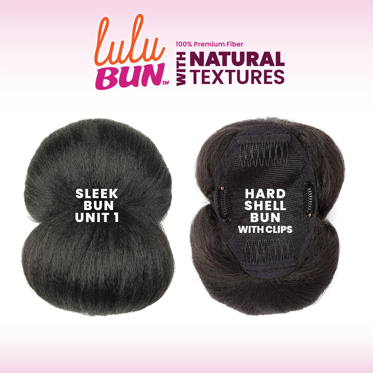 Sensationnel Lulu Bun Hairextensions-Sleek Bun Unit 1,2 DARKBROWN
