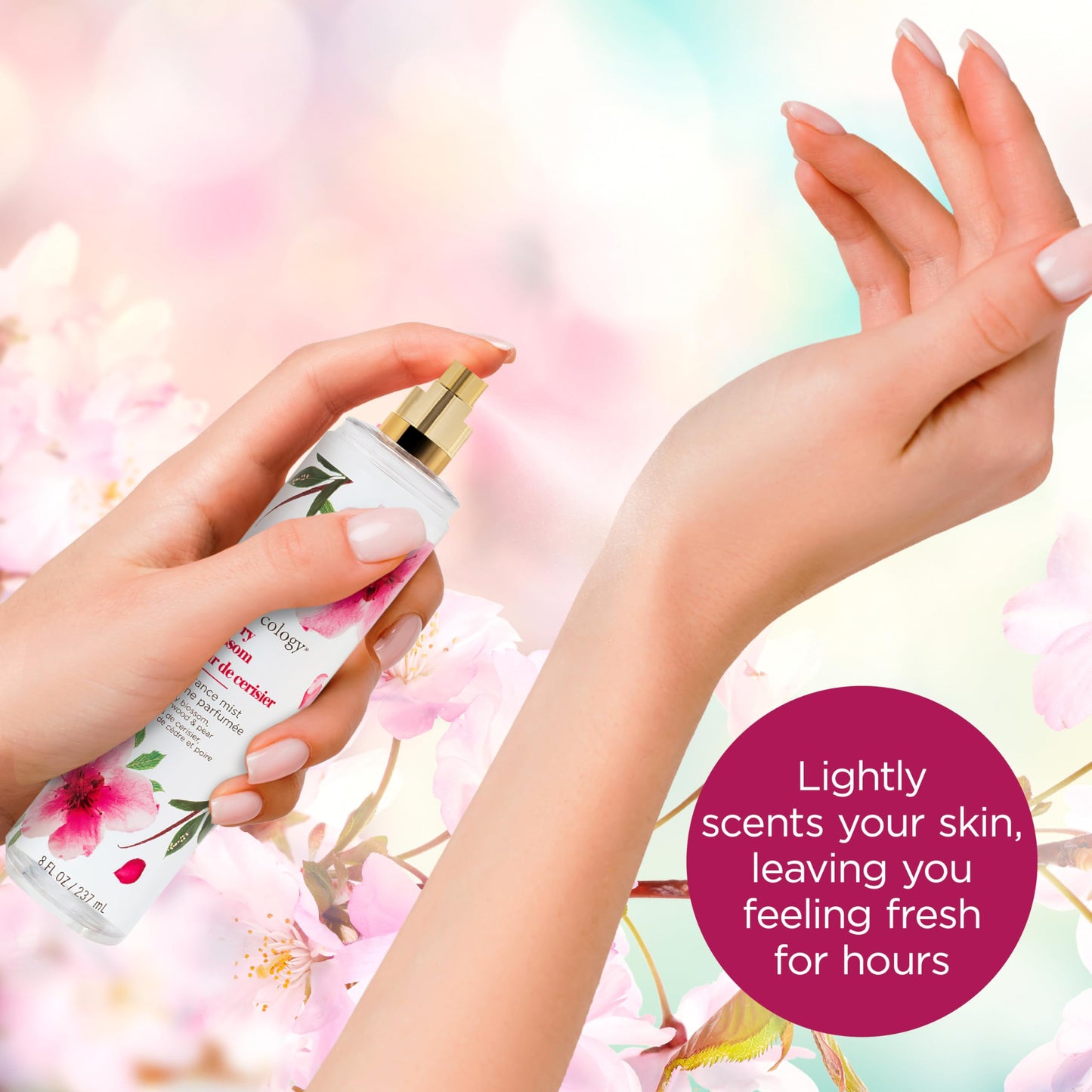Bodycology Long-Lasting Fragrance Body Mist, Cherry Blossom, 8 fl oz Beauty & Personal Care Bodycology