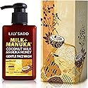 LILY SADO MILK+MANUKA™ Coconut Milk & Manuka Honey Gentle Gel Face Cleanser - Natural Cruelty-Free Facial Wash Cleanses, Balances, Soothes & Hydrates Beauty & Personal Care LILY SADO