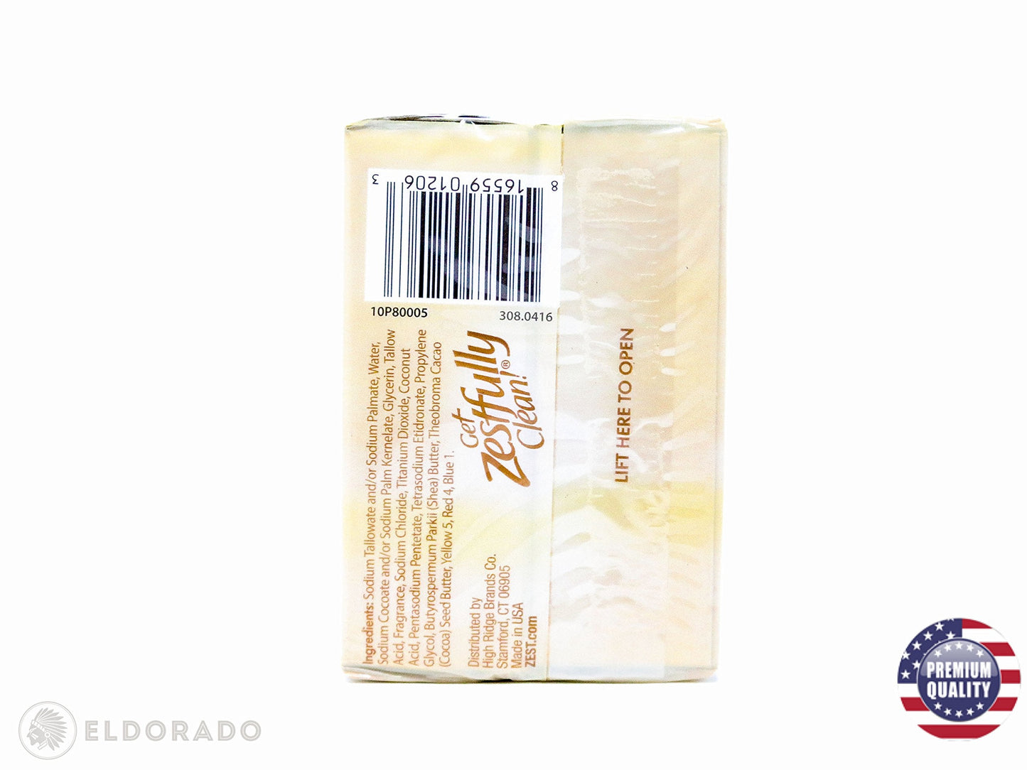 Zest Creamy Cocoa Butter & Shea Soap, 6 Bars, 3.2 Oz. Each Beauty & Personal Care Zest