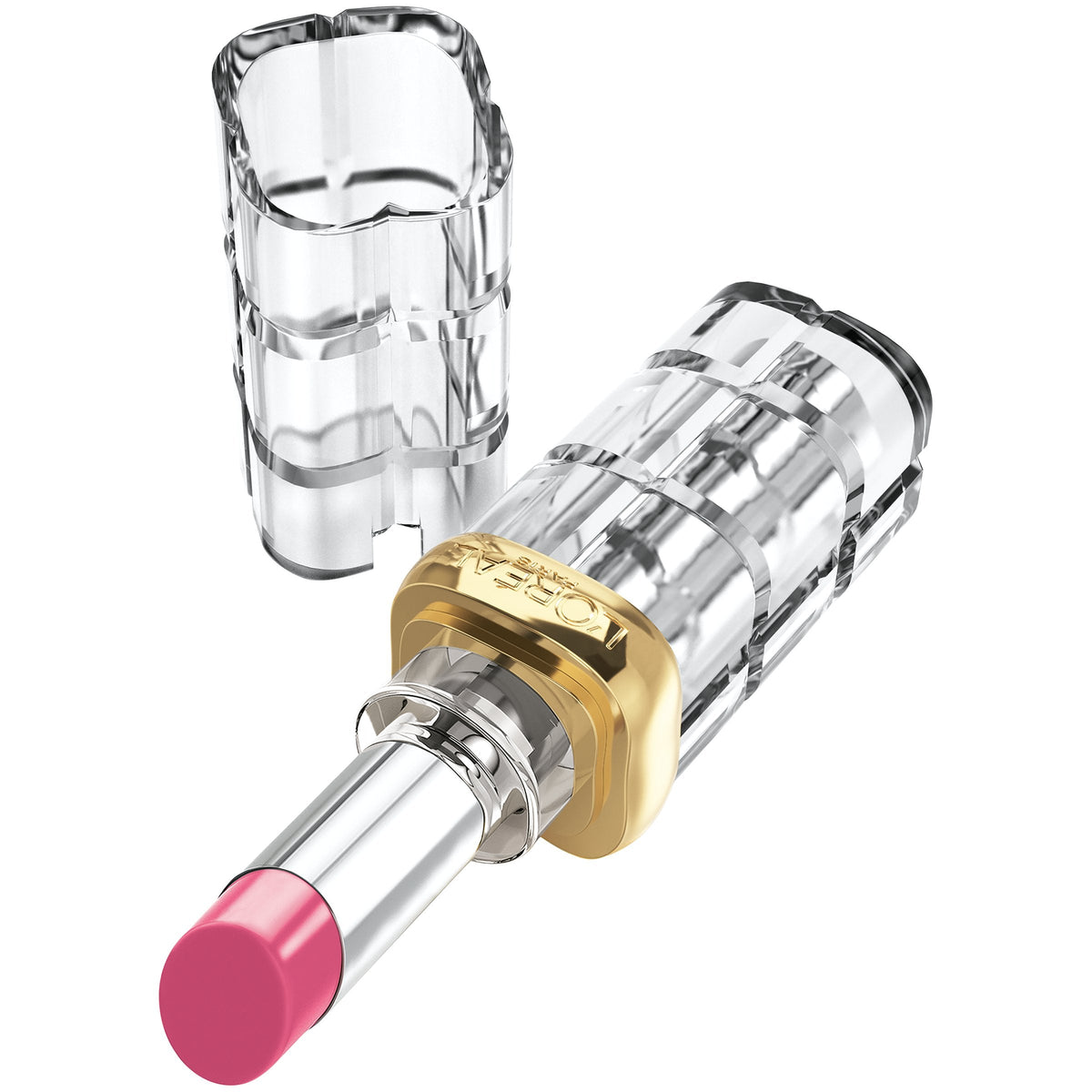 L'Oreal Paris Makeup Colour Riche Shine Lipstick, Glazed Pink, 0.1 oz. Beauty & Personal Care L'Oreal Paris