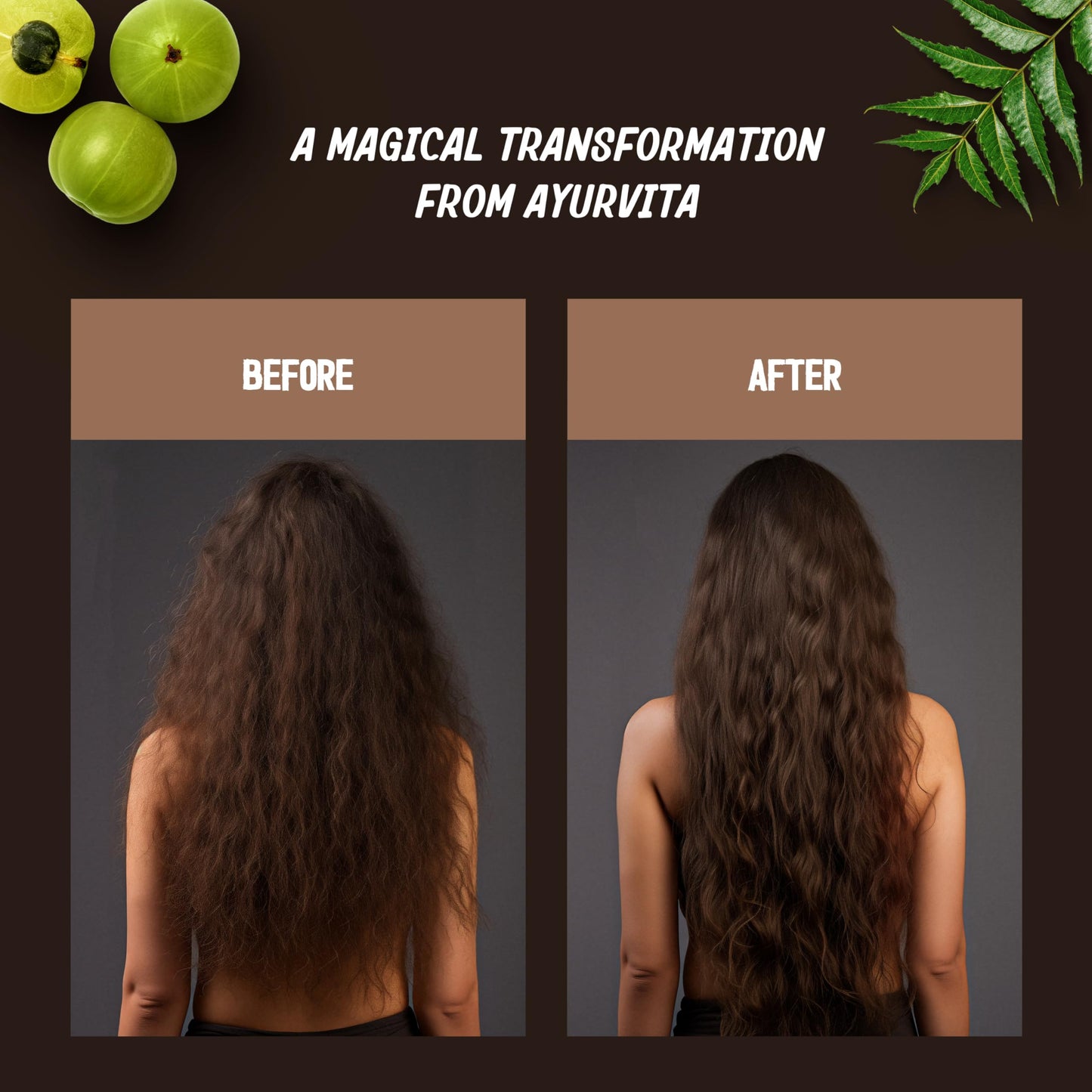 AyurVita Restorative Hair Oil - Amla for Strengthening & Neem for Preventing Dryness and Dandruff - For Dry, Damaged Hair Growth - For Men & Women - 2 Beauty & Personal Care AyurVita