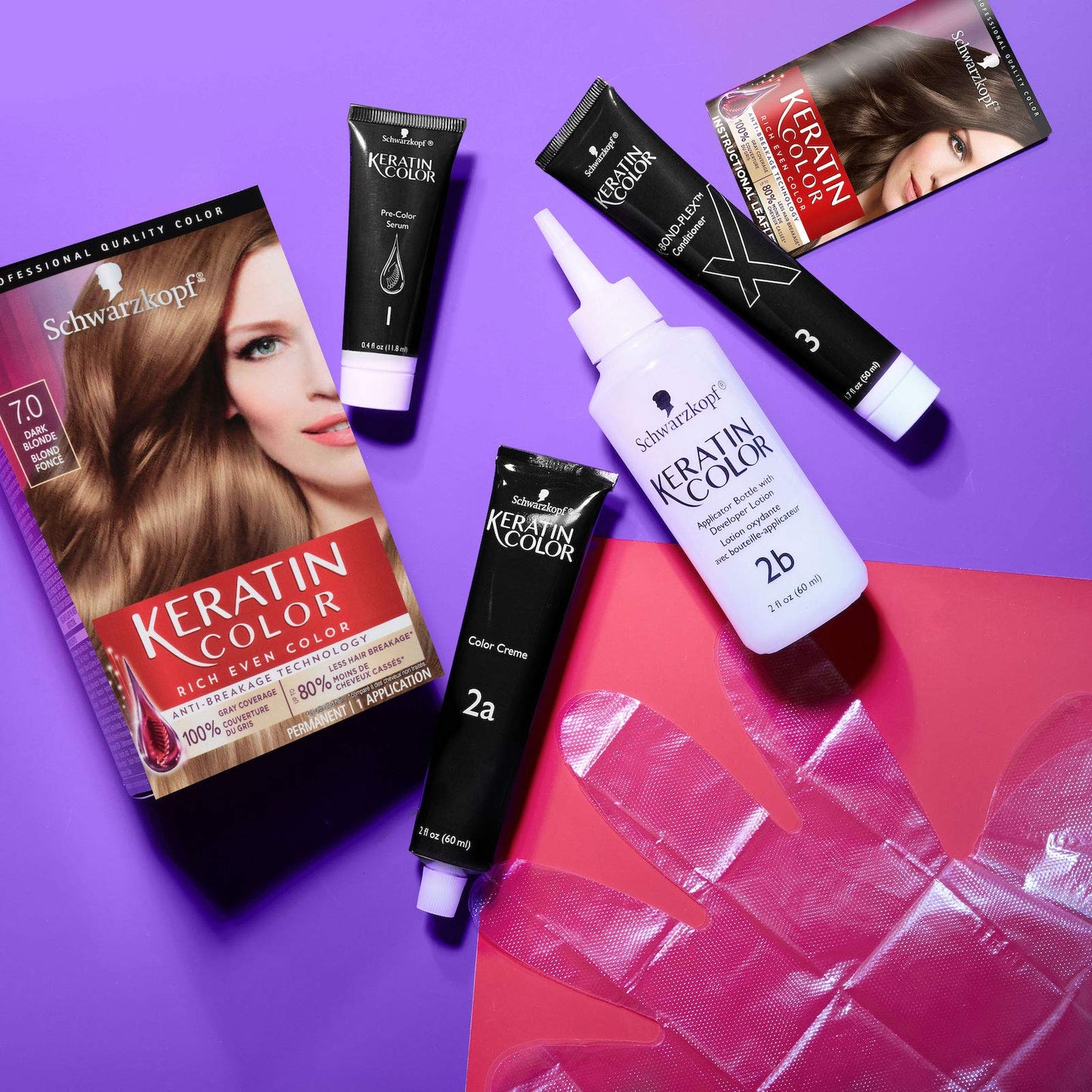 Schwarzkopf Keratin Color Permanent Hair Color Cream, 7.0 Dark Blonde Beauty & Personal Care Schwarzkopf