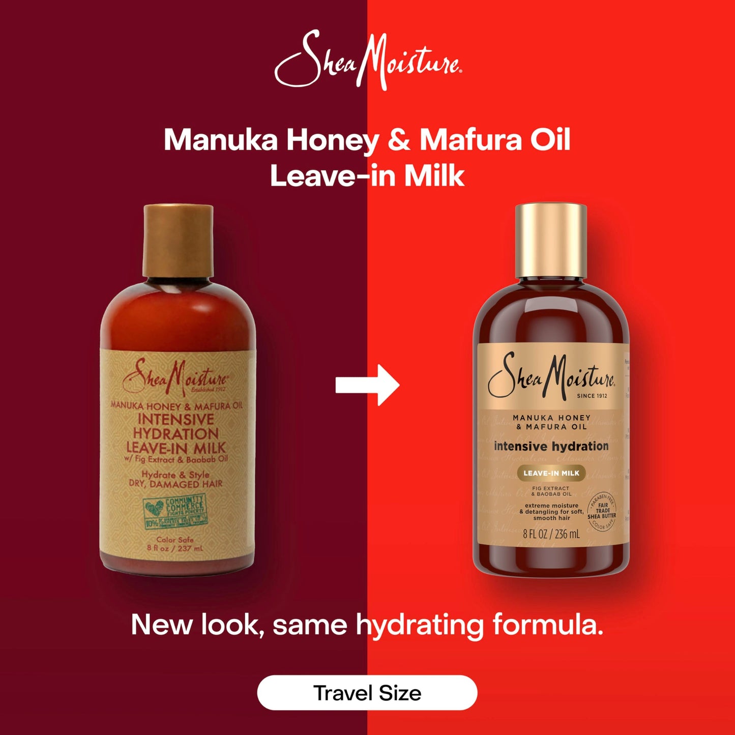SheaMoisture Hydration Hair Milk Manuka Honey and Mafura Oil for Dry Hair to Hydrate and Style Hair 8 oz Beauty & Personal Care SheaMoisture