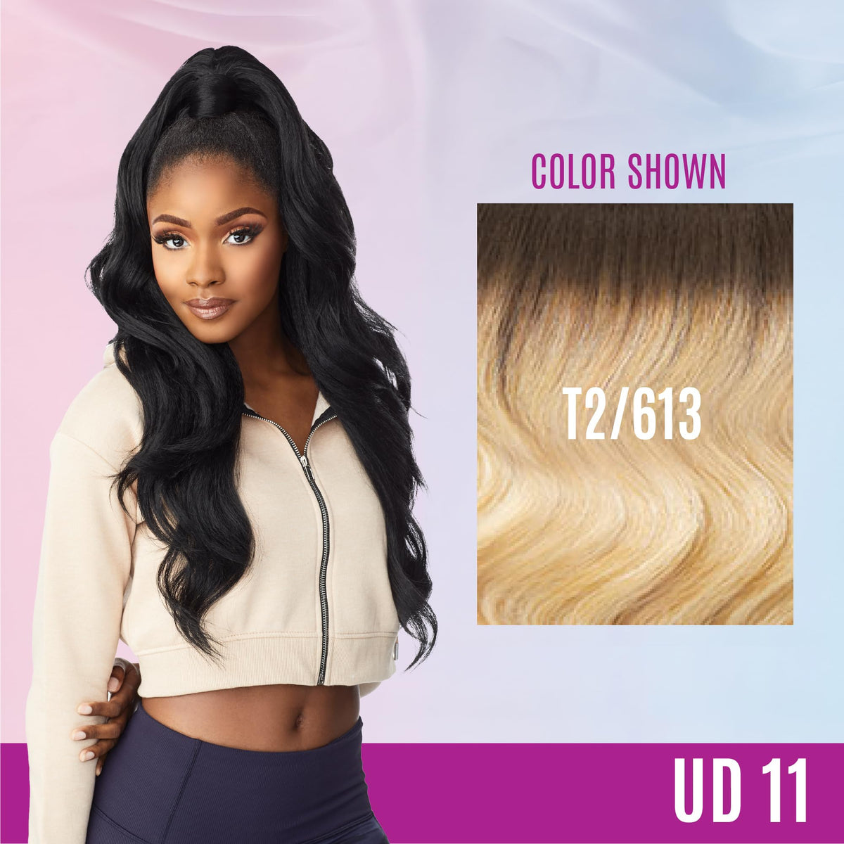 Sensationnel Instant Updown Halfwig Pony-lud 11, T2/613