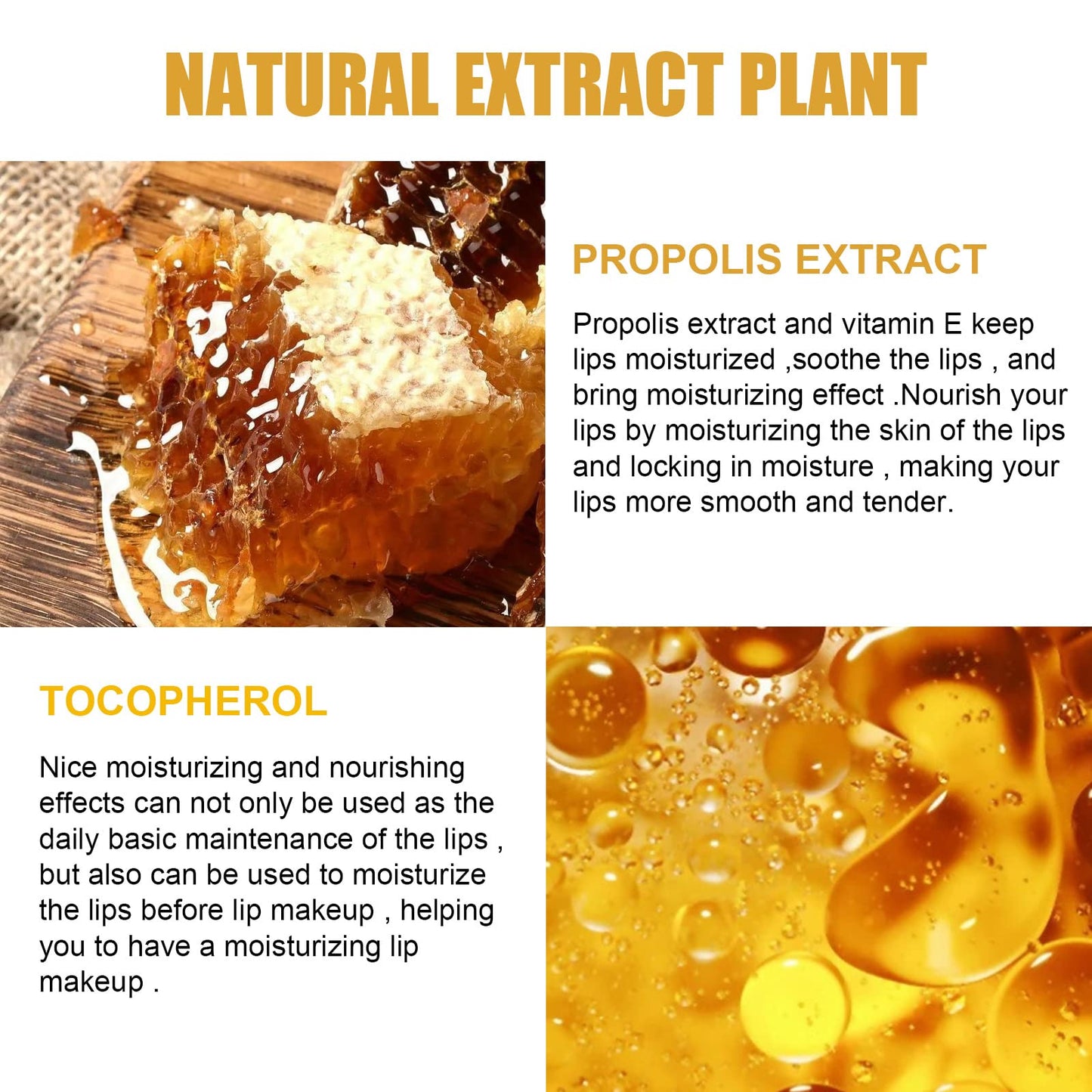 4Pcs Lip Balm Honey Pot, Propolis Moisturizing Honey Lip Mask Lip Balm, Reduces Lip Lines, Prevention Dry and Cracked Lip Scrubs Exfoliator. … Beauty and Personal Care JISKG