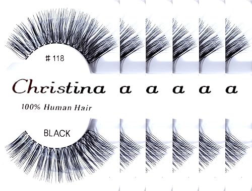 6packs Eyelashes - 118 by Christina Beauty & Personal Care Christina