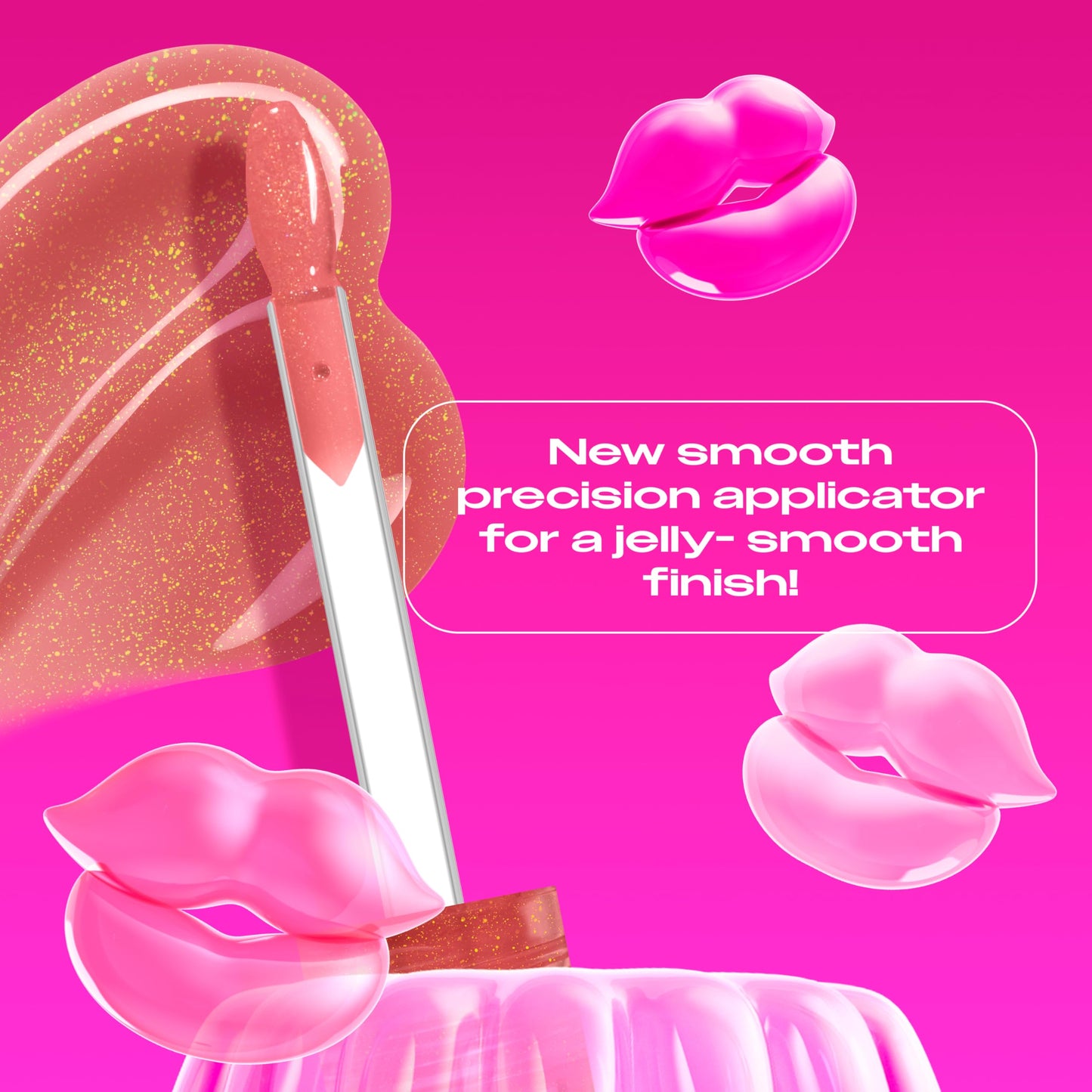 NYX PROFESSIONAL MAKEUP Jelly Job Lip Gloss, Lip Tint Gloss with Full-Bodied, Smoothing, and Hyper-Glossy Shine - Honey, It's Jelly (Nude Pearl Beauty & Personal Care NYX PROFESSIONAL MAKEUP