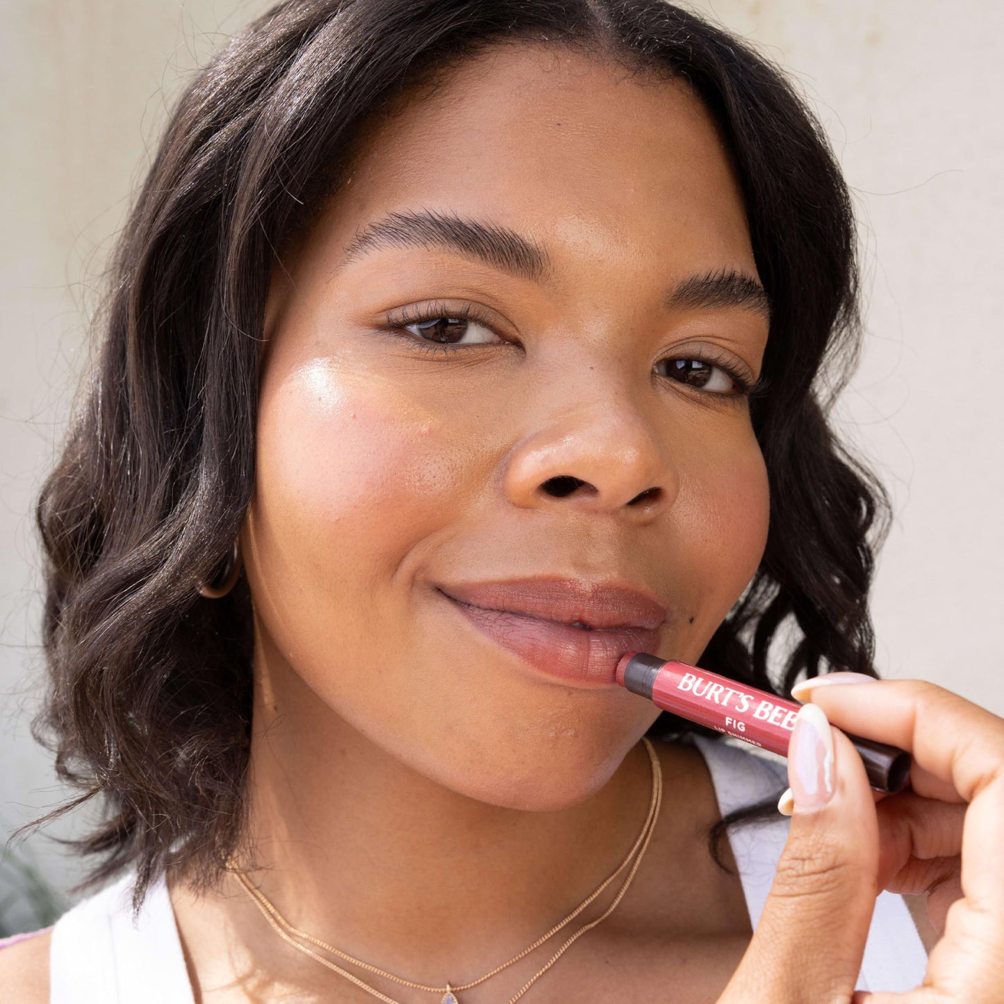 Burt's Bees Lip Shimmer, Raisin, Tinted Lip Balm Stick, Moisturizing for All Day Hydration with Natural Glowy Pigmented Finish & Buildable Color, 1 Beauty and Personal Care Burt's Bees
