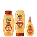 Garnier Whole Blends Honey Treasures Repairing Shampoo, Conditioner + Miracle Nectar Leave-In Set for Dry, Damaged Hair (3 Items), 1 Kit (Packaging Beauty & Personal Care Garnier