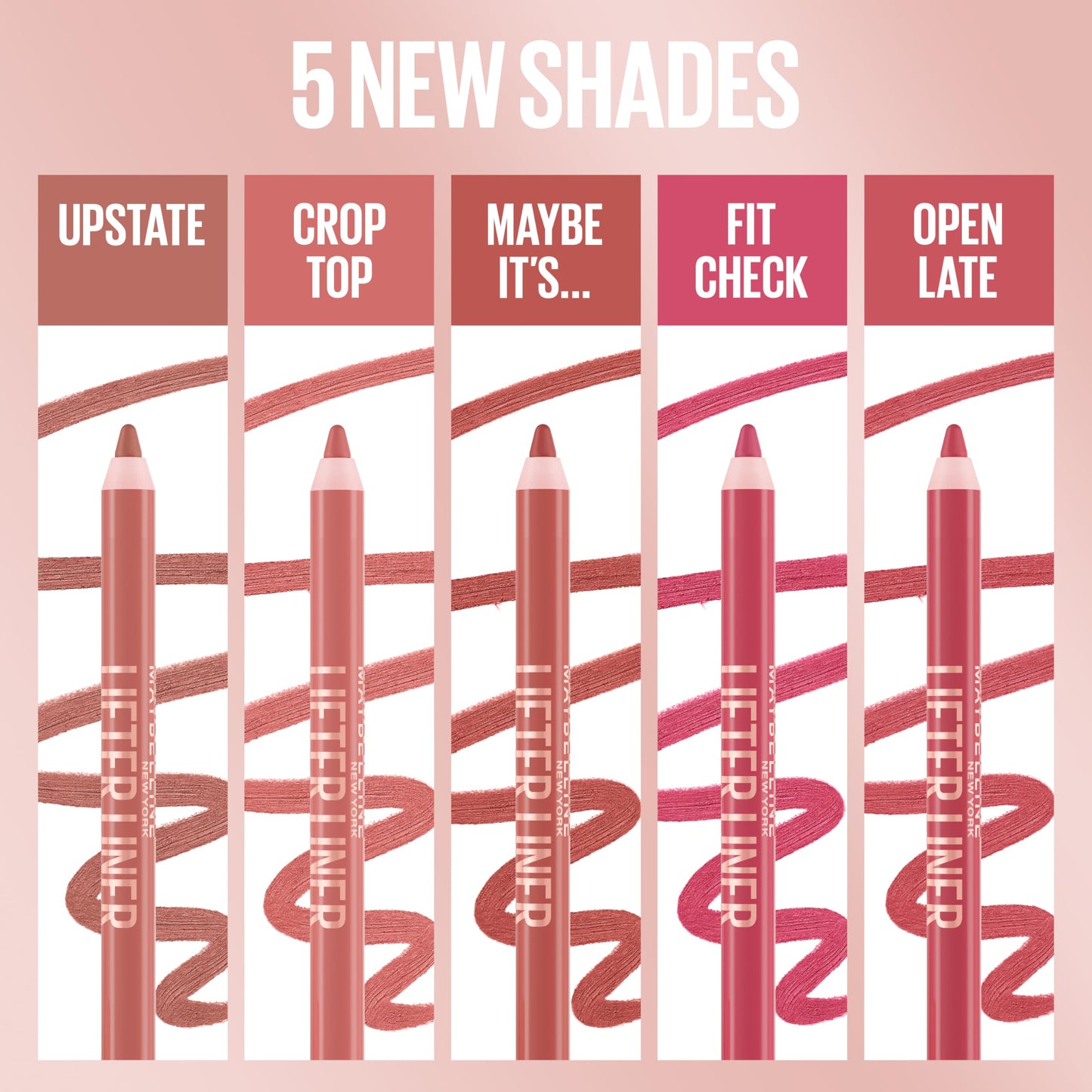 MAYBELLINE Lifter Liner Lip Liner Makeup, Lip Pencil with Hyaluronic Acid For A Fuller, Lifted Make Up Look, Fit Check, 1 Count Beauty & Personal Care MAYBELLINE