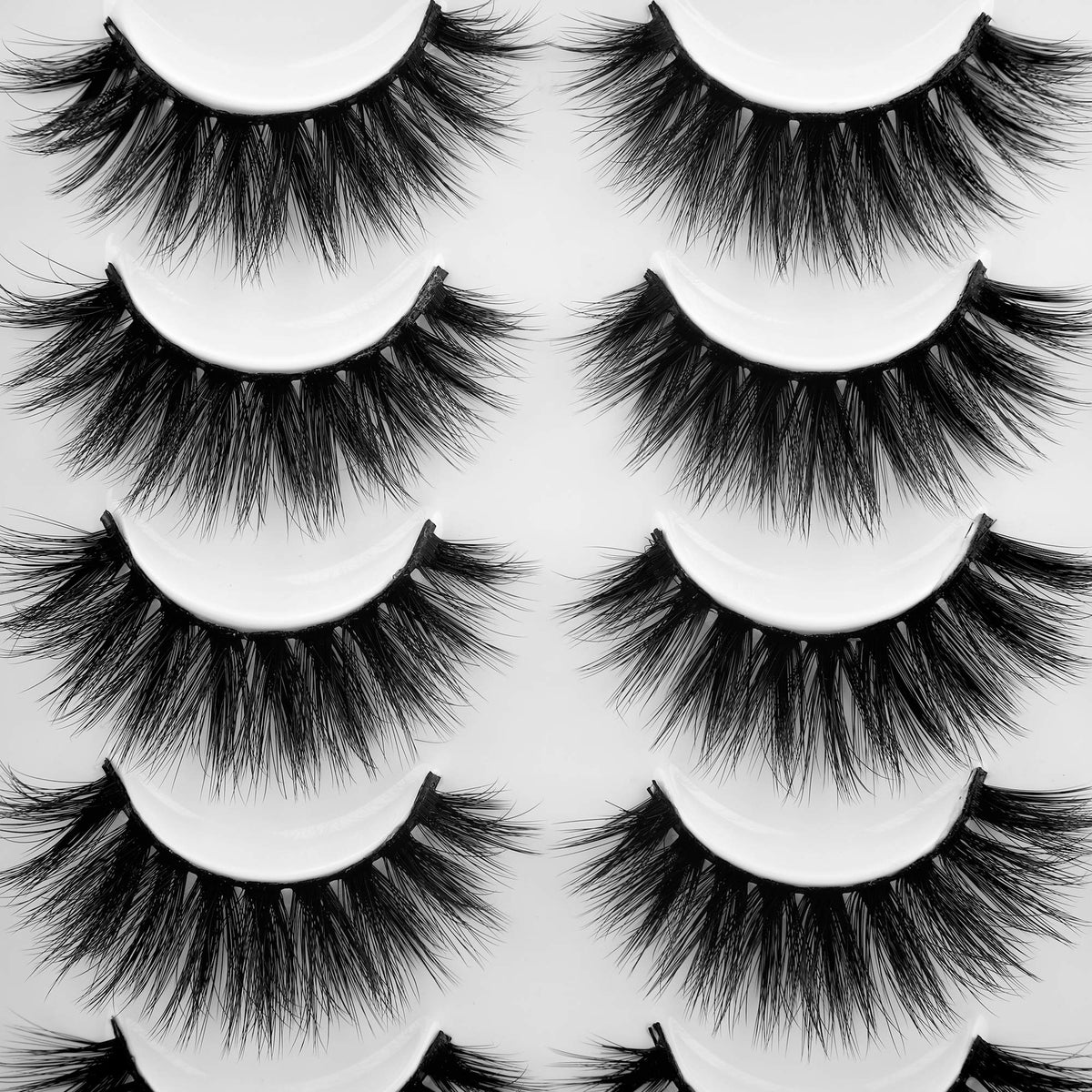 Lanflower Fake Eyelashes Natural Look Dramatic 3D Lashes Pack Faux Mink 20 Pairs 4 Styles Beauty & Personal Care LANFLOWER