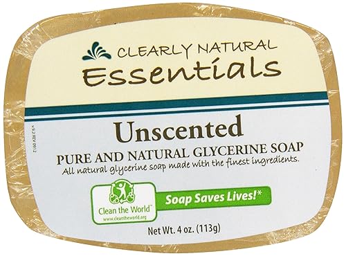 Clearly Natural, Glycerine Soap, Unscented, 4 oz Beauty & Personal Care Clearly Natural