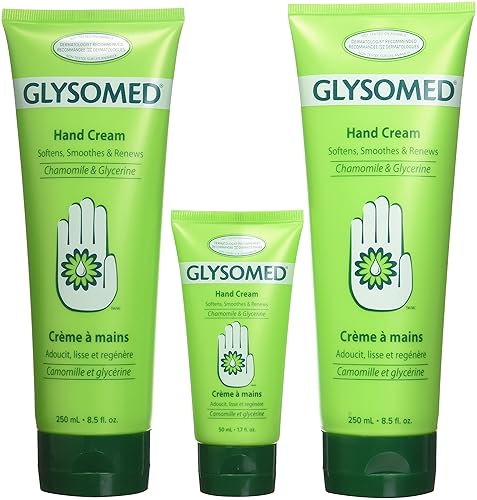 Glysomed Hand Cream Combo 3 Pack (2 X Large Tube 8.5 Fl Oz + 1 X Purse Size 1.7 Fl Oz) Beauty & Personal Care Glysomed
