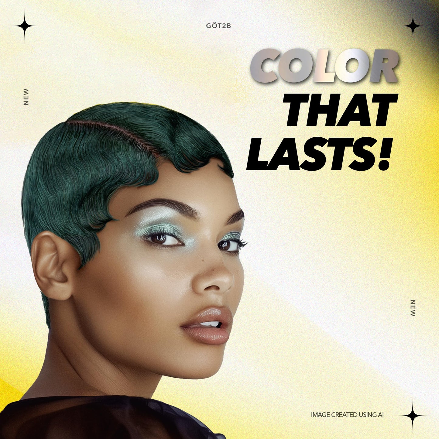 Got2b Metallics Permanent Hair Color, M77 Mermaid Green Beauty & Personal Care Got2B